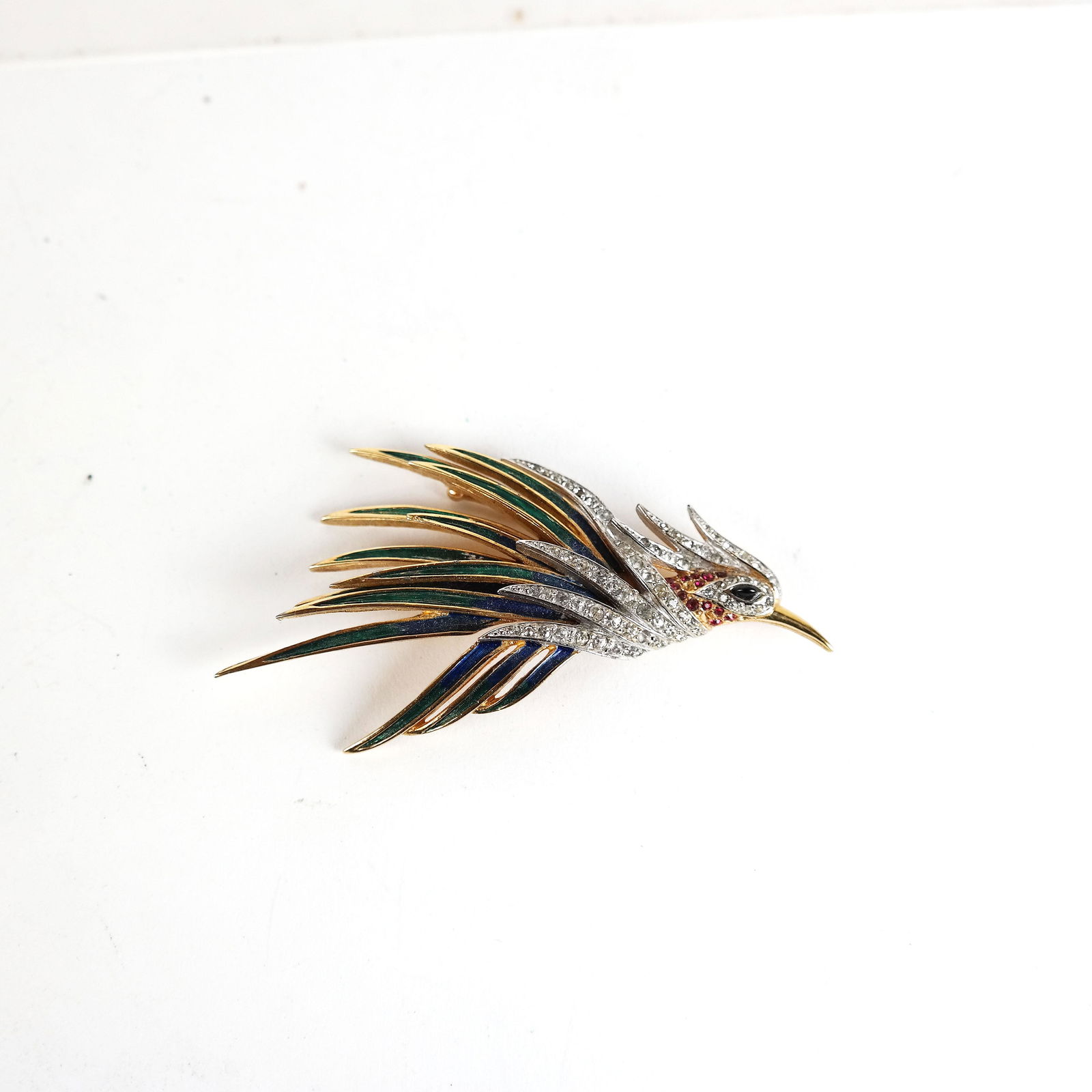 Vintage Signed Boucher "Falcon" Bird Brooch (1 of 7)