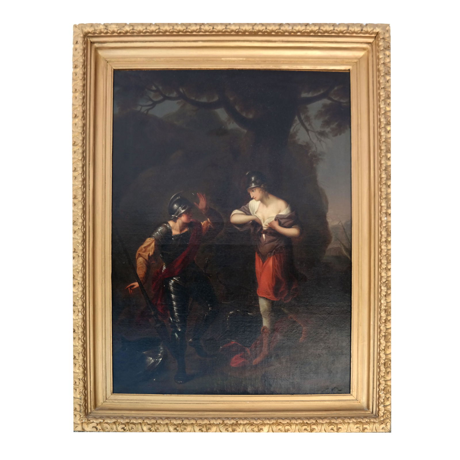 Attrib. Angelica KAUFFMAN: Knight & Lady - Oil Painting (1 of 7)