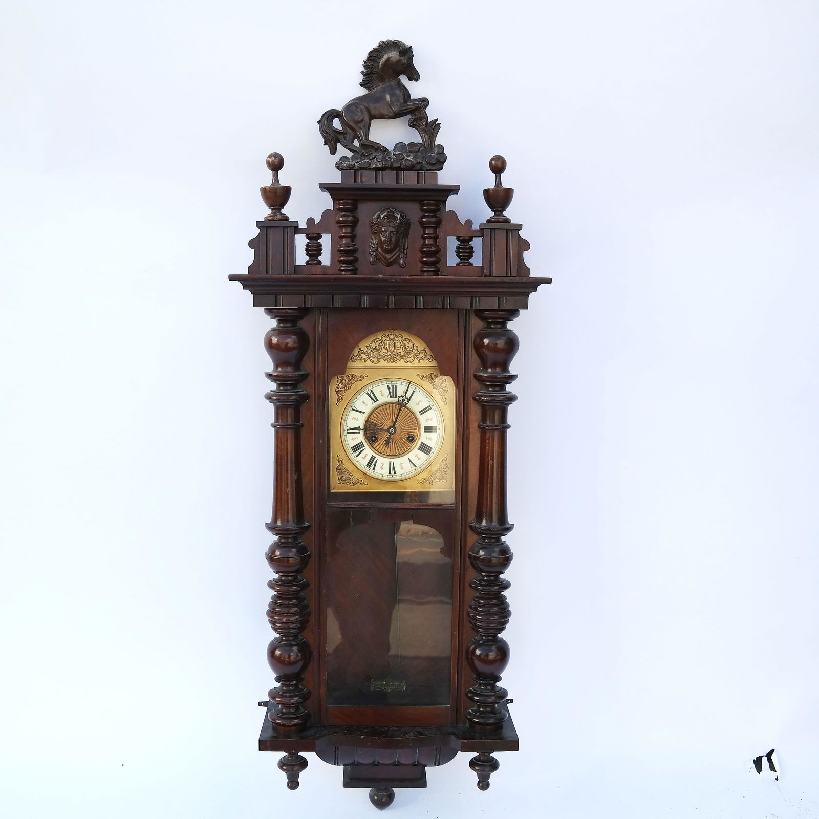 Victorian Wall Regulator Clock (1 of 10)