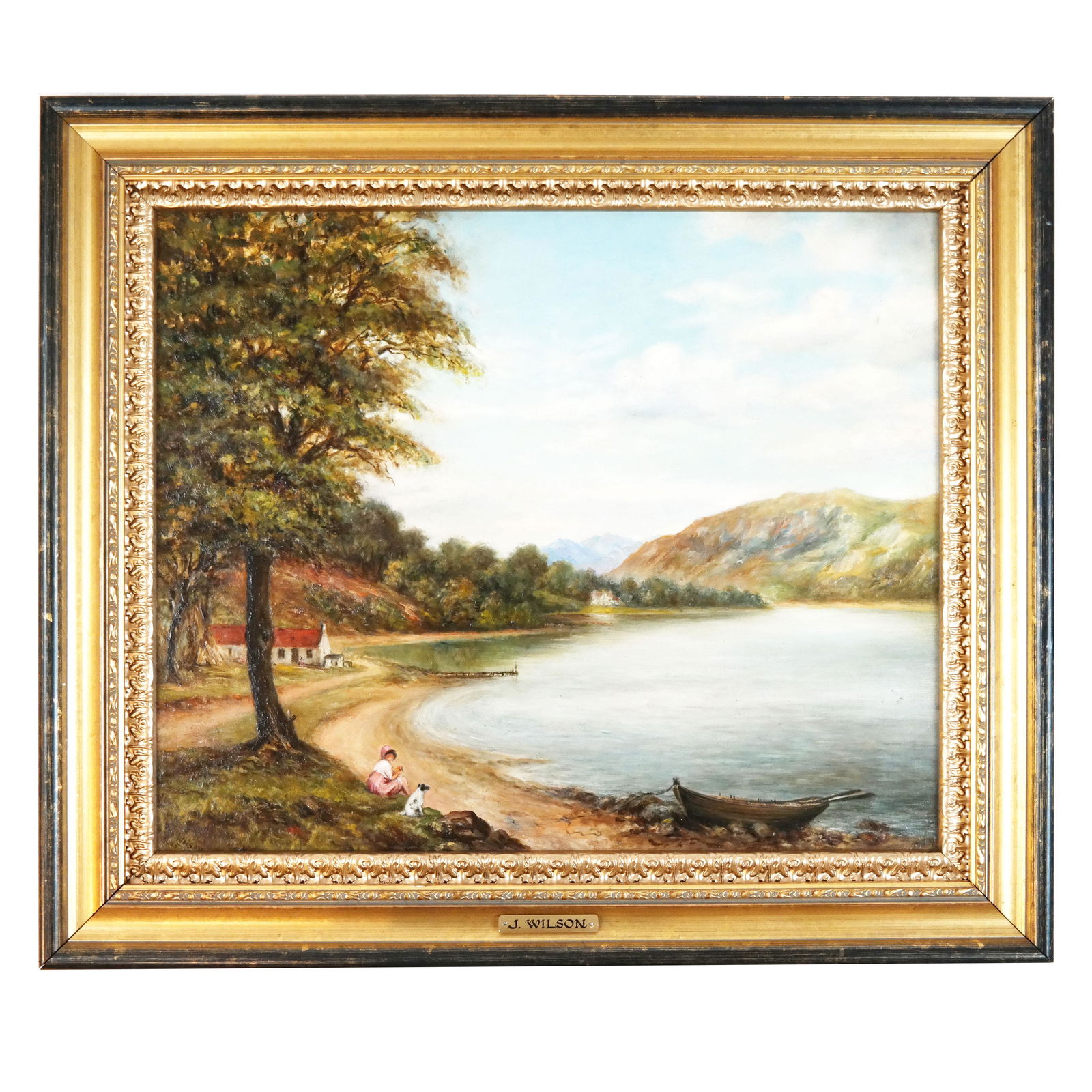 John "Jock" WILSON: Mountain Lake Scene - Painting (1 of 8)