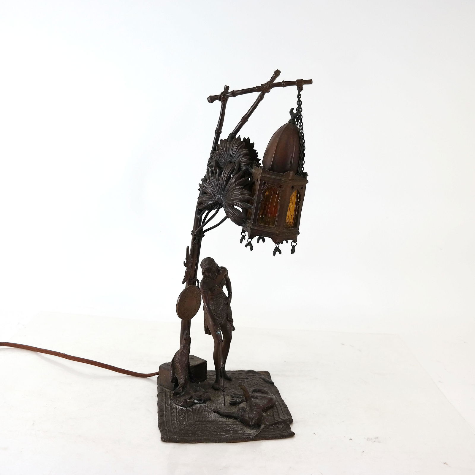 Austrian Bronze Figural Lamp, Possibly Bergman (1 of 7)