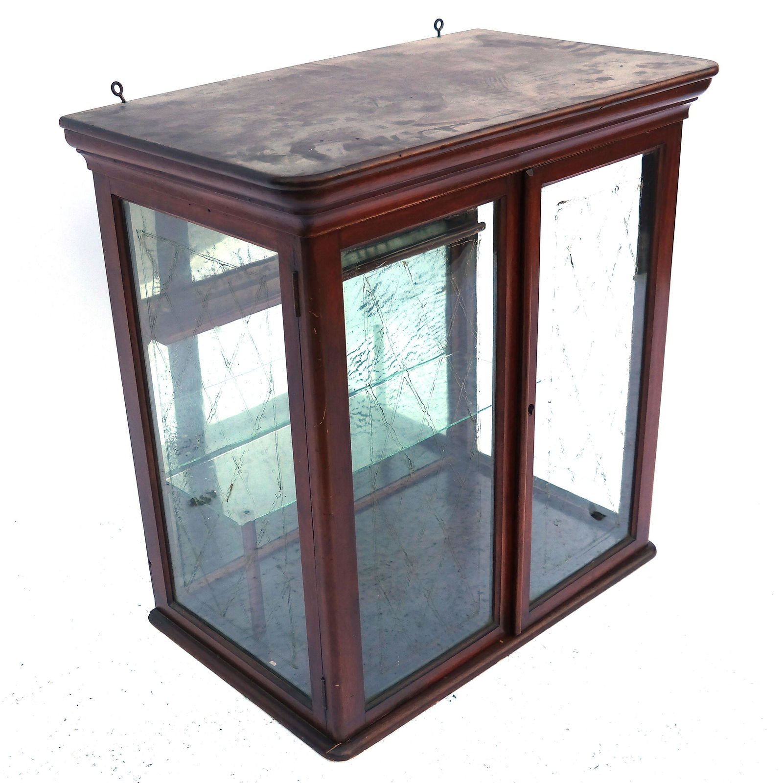 Walnut Display Cabinet (1 of 7)