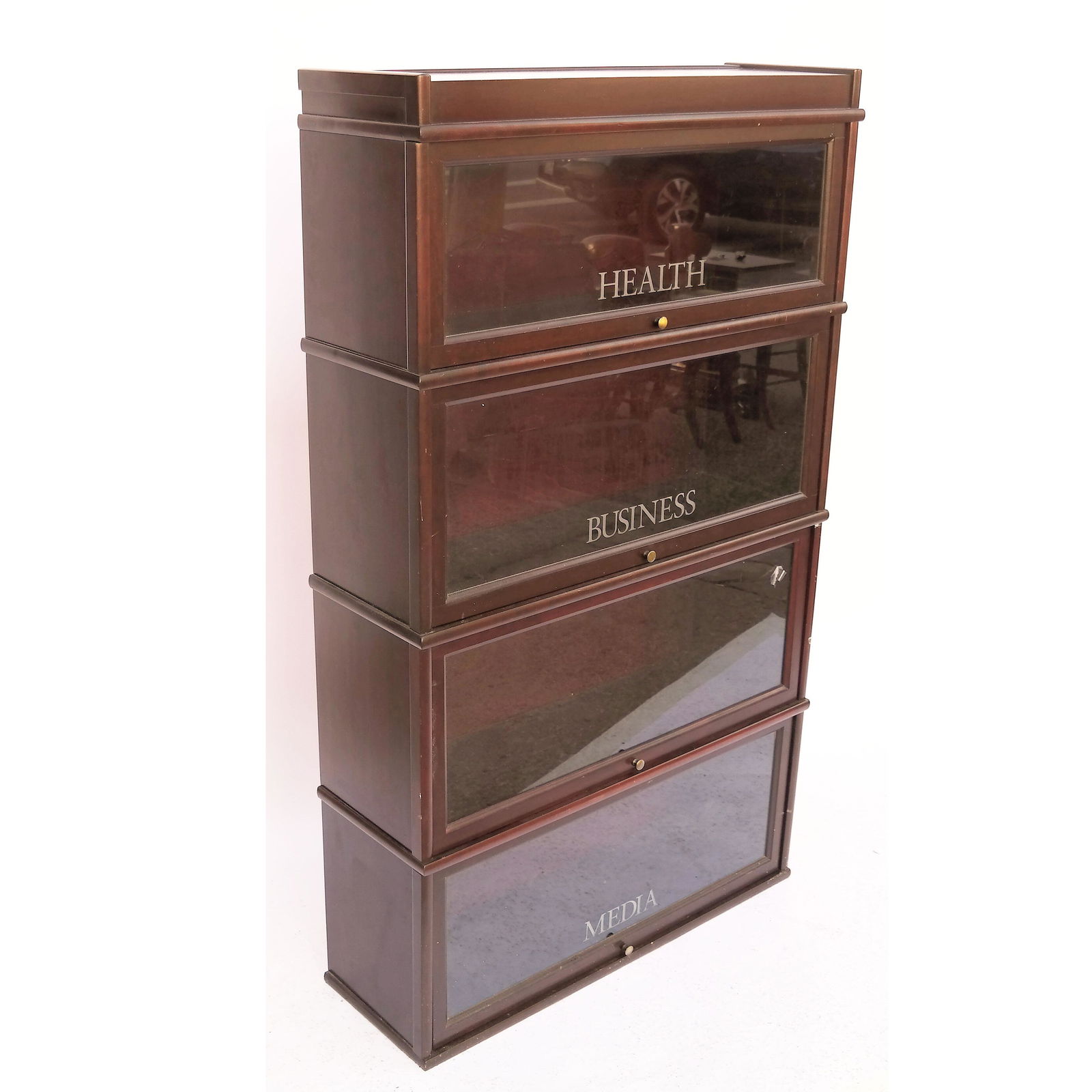 Four-Tier Hale Furn. Barrister's Bookcase (1 of 8)