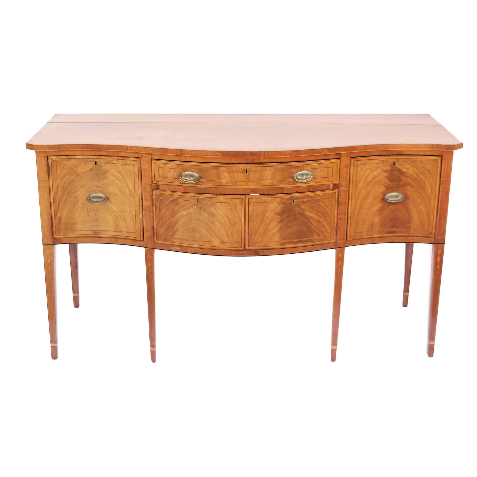 Antique American Serpentine Sideboard (1 of 7)