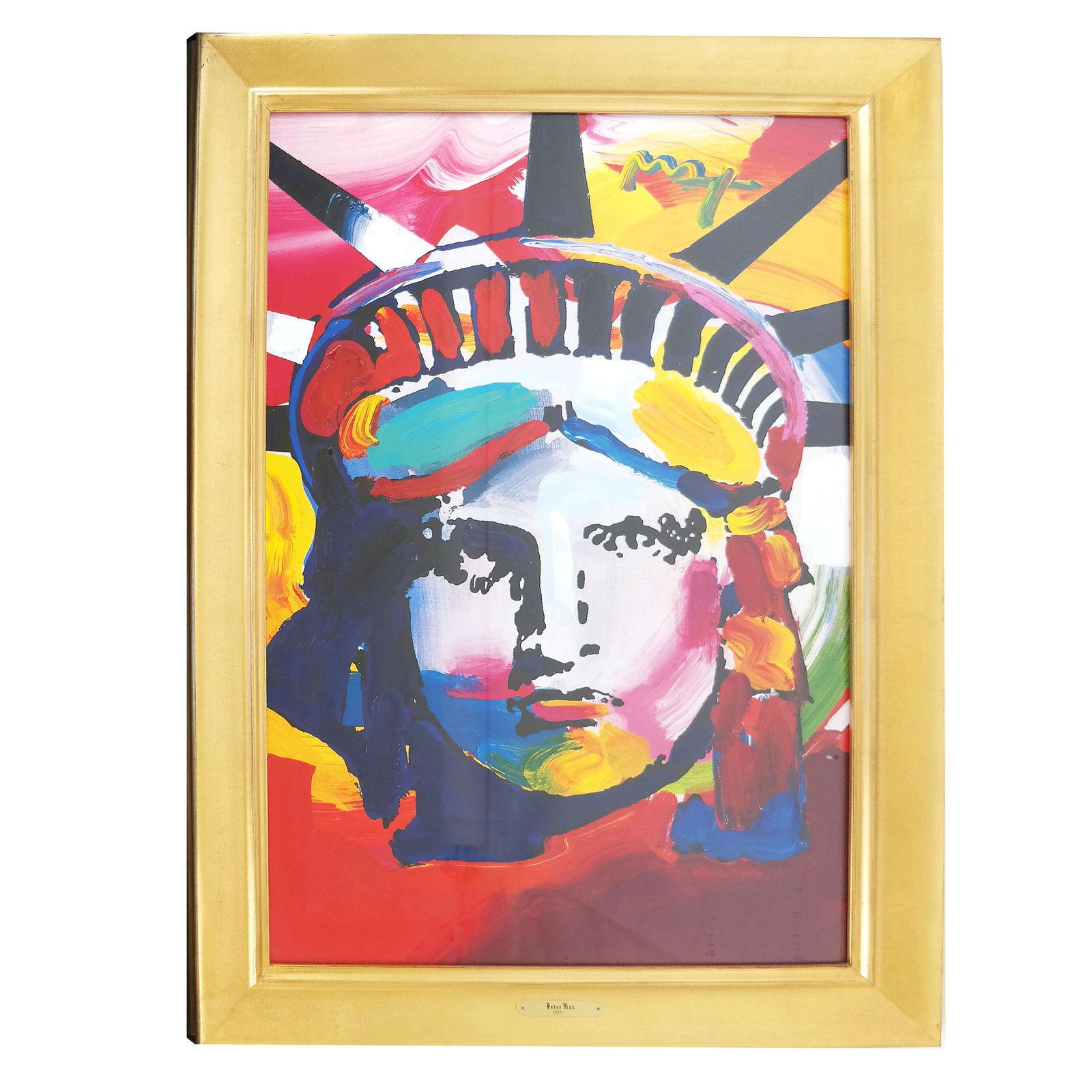 Peter MAX: "Delta" -  Mixed Media Work on Paper (1 of 10)