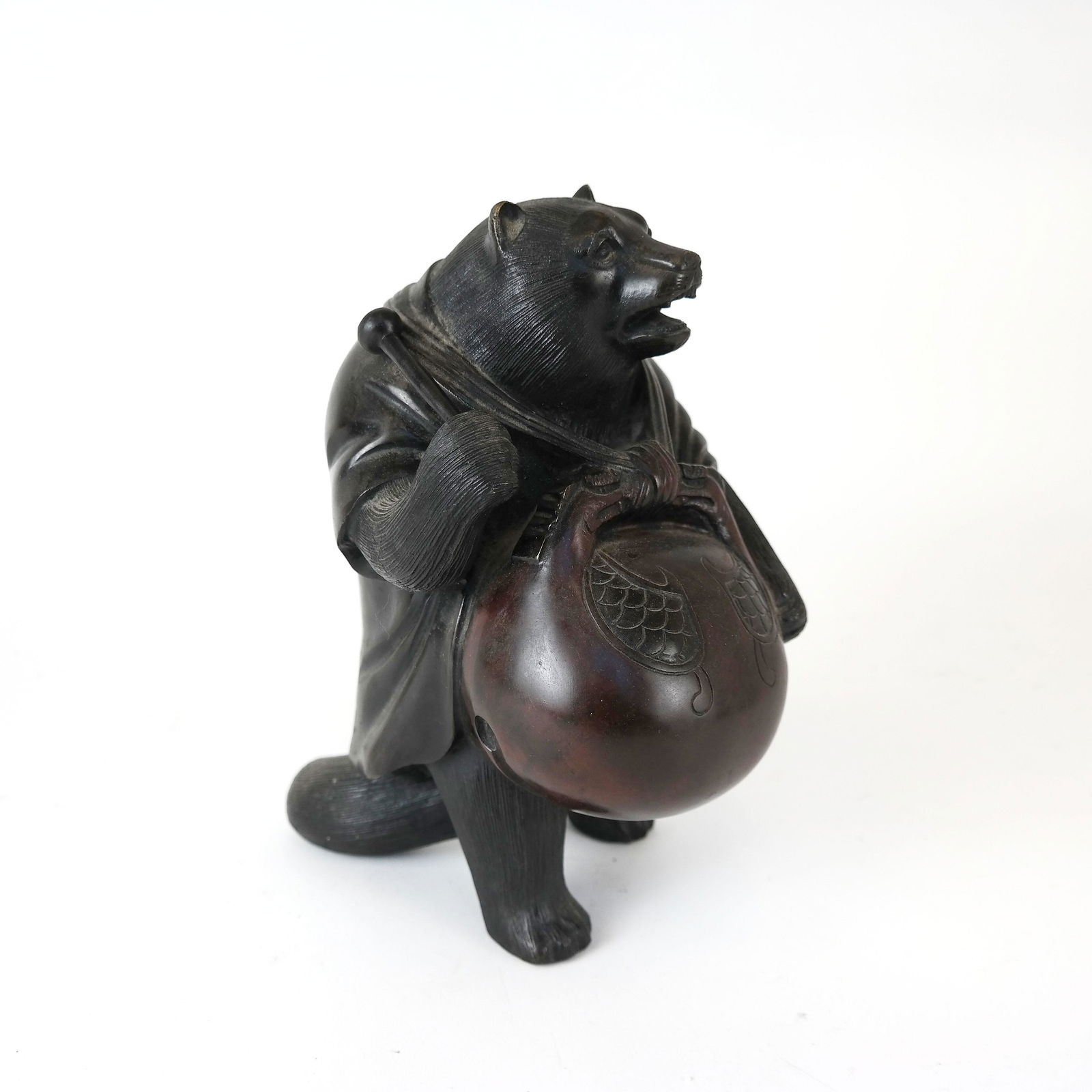 Japanese Bronze Sculpture of a Badger (1 of 10)