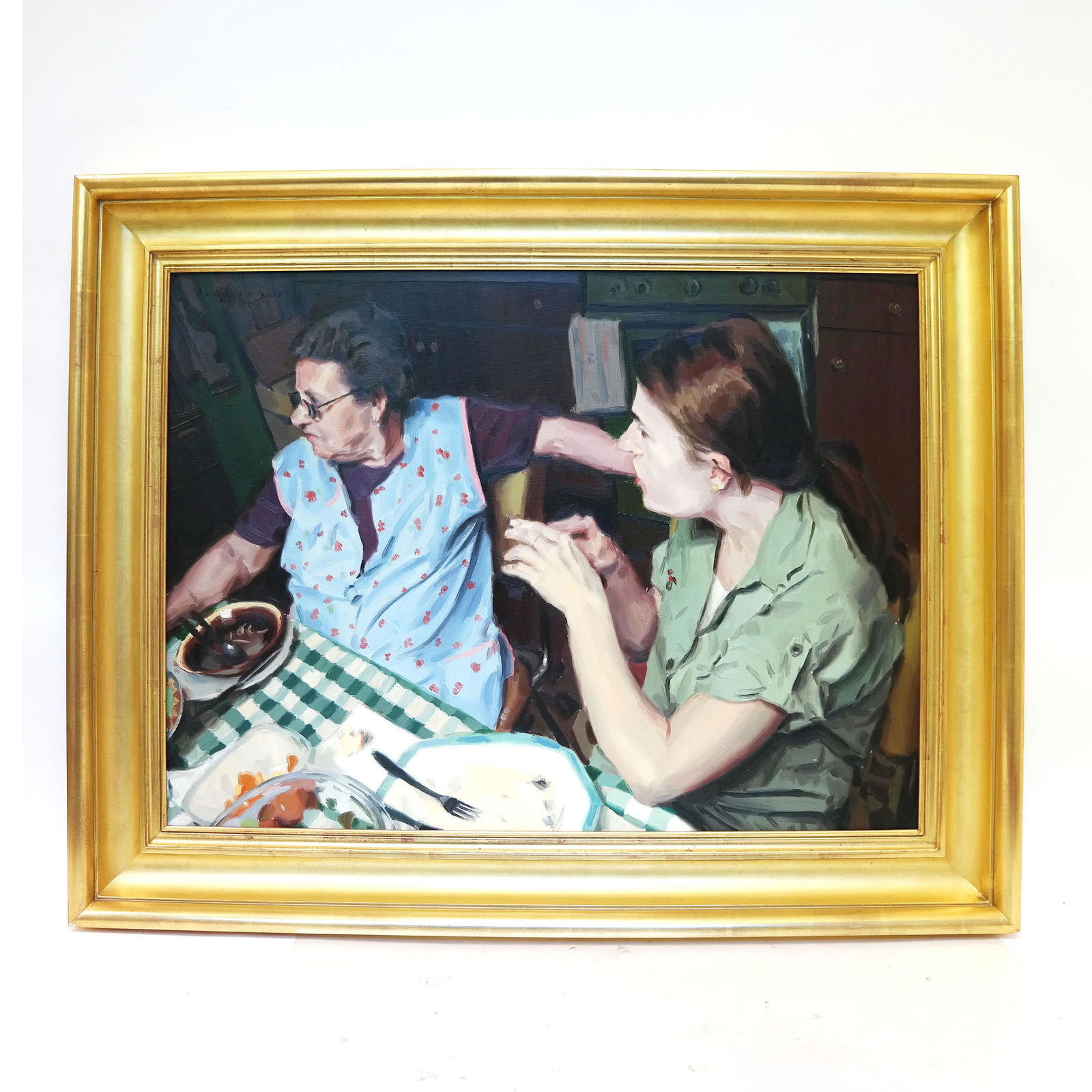 Michael De BRITO: "Afternoon Conversation"- Painti (1 of 6)