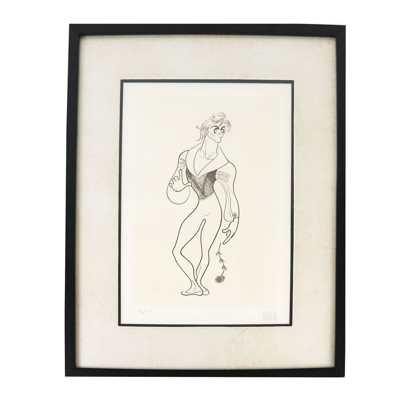 Al HIRSCHFELD: "Baryshnikov" - Etching (1 of 6)