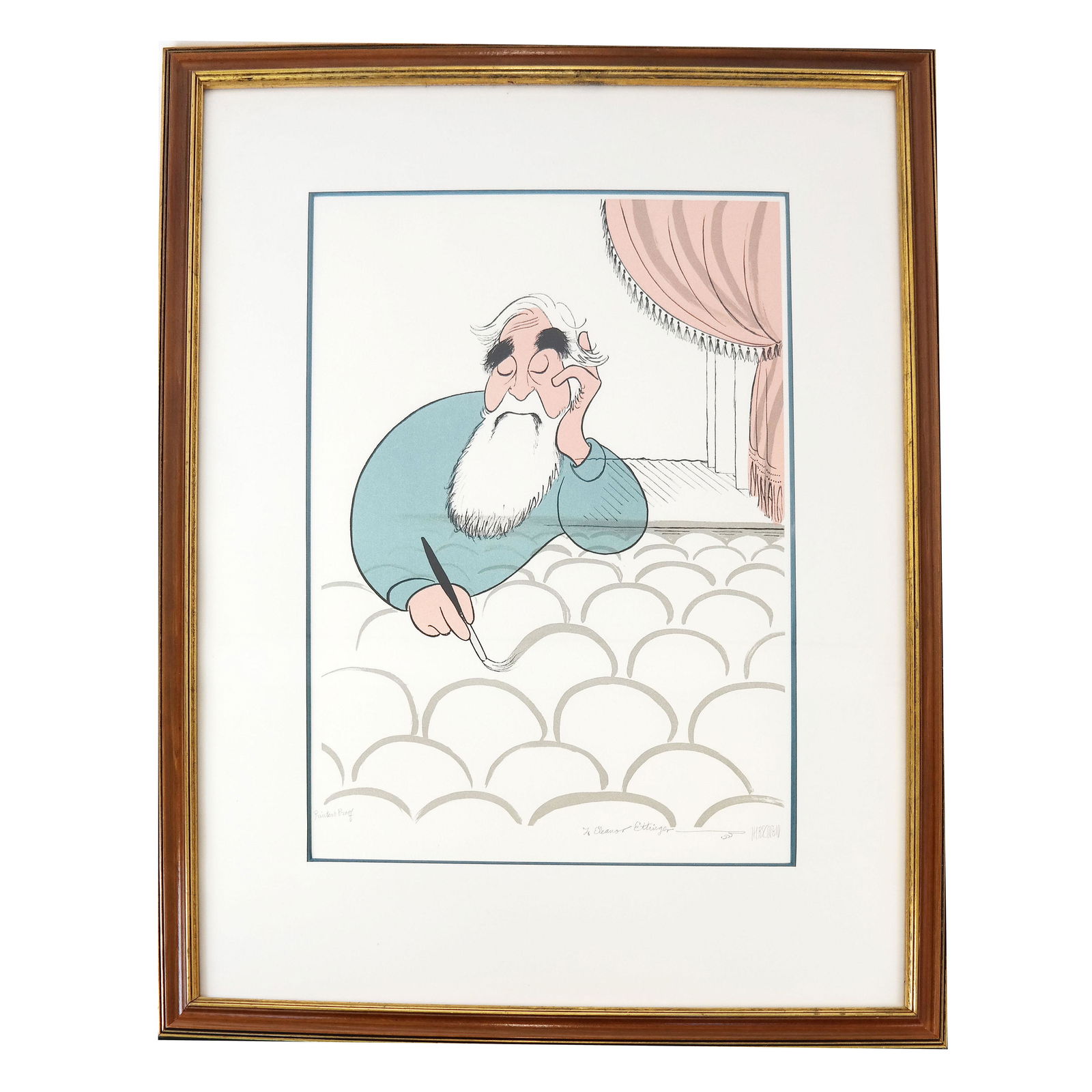 Al HIRSCHFELD: Self-Portrait - Lithograph (1 of 7)