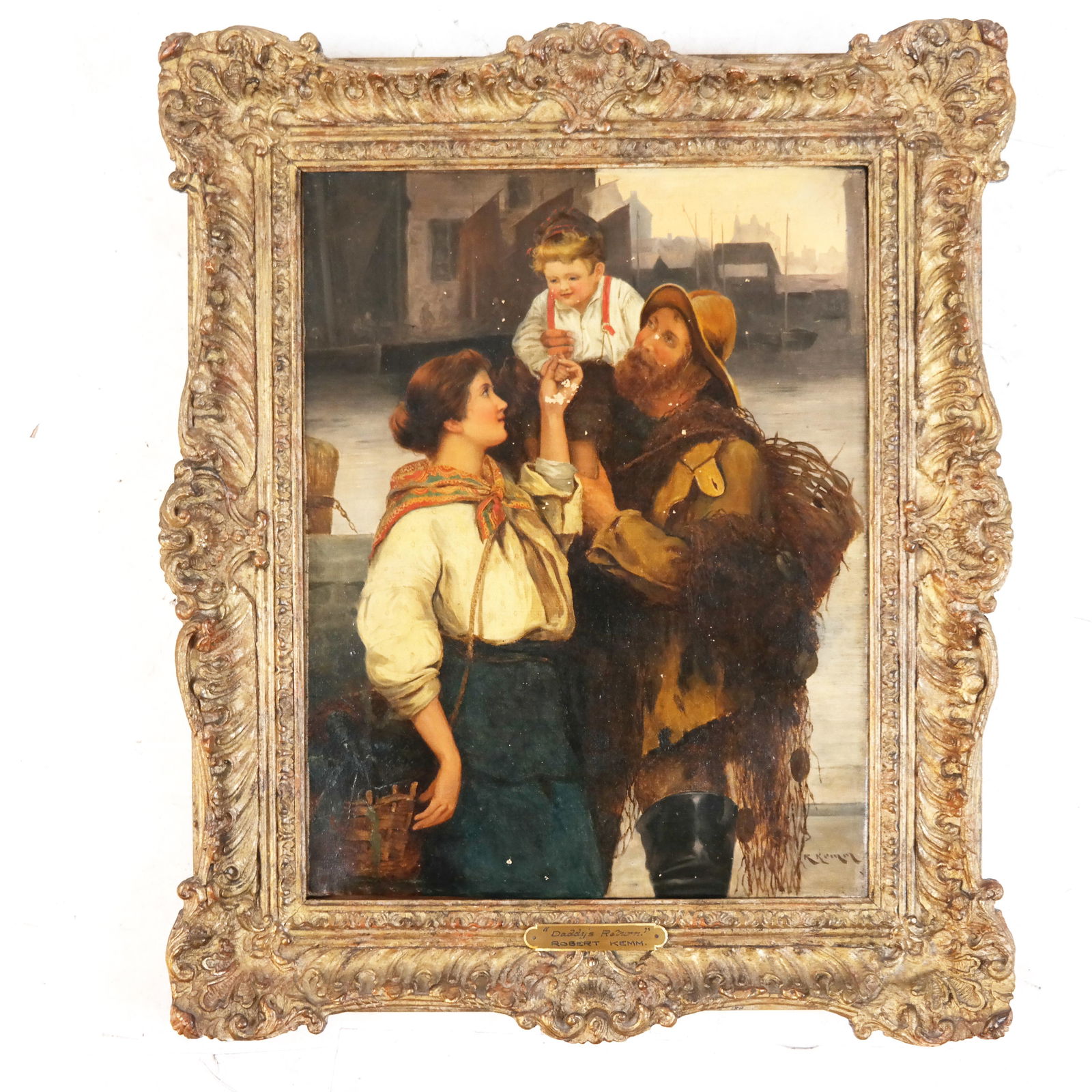 Robert KEMM: Family Study - Oil Painting (1 of 7)