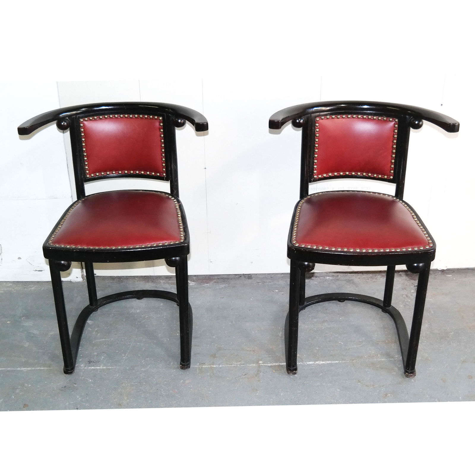 Pr. Joseph Hoffman Antique "Fledermaus" Arm Chairs (1 of 10)