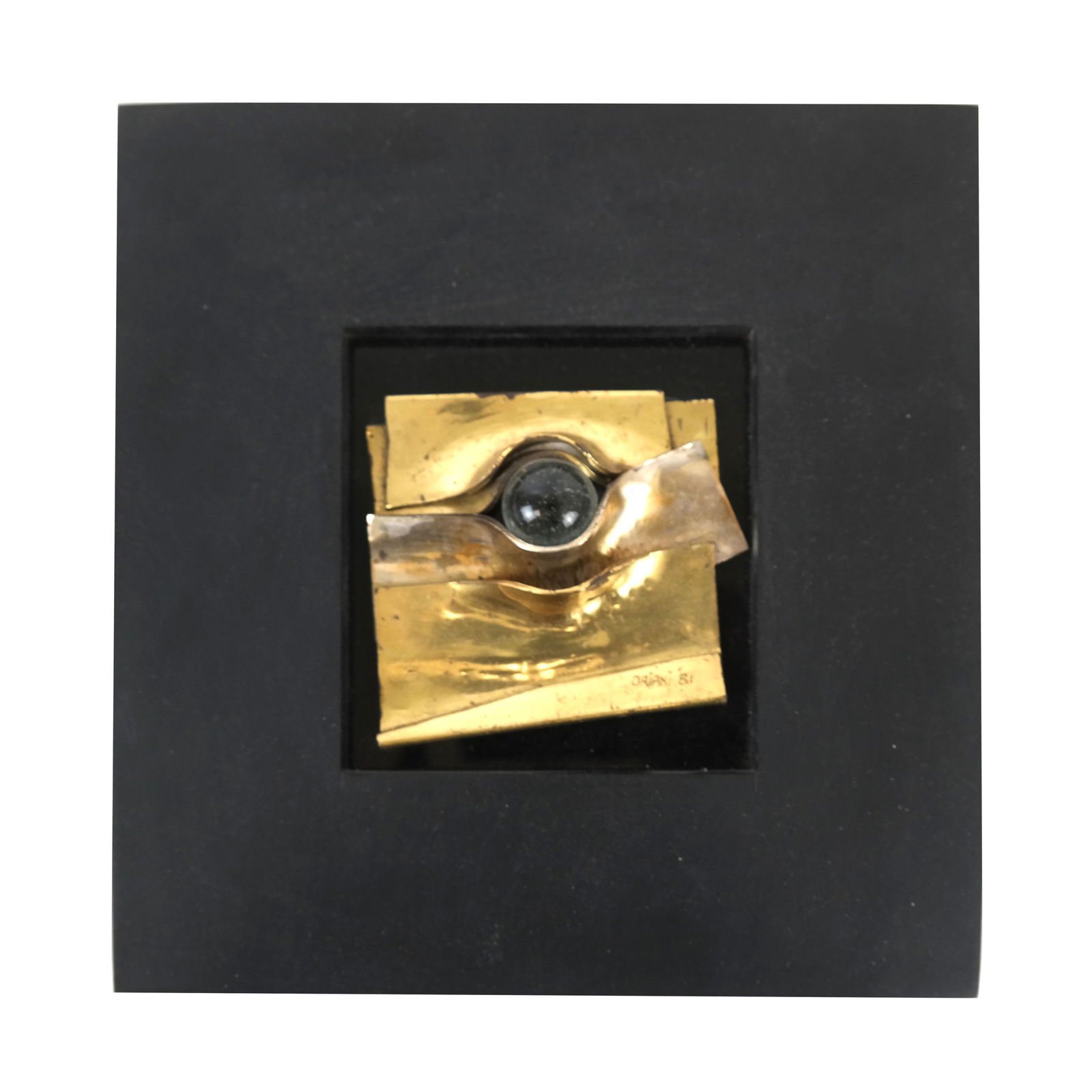 ORIANI: Bronze & Glass Relief Sculpture (1 of 6)