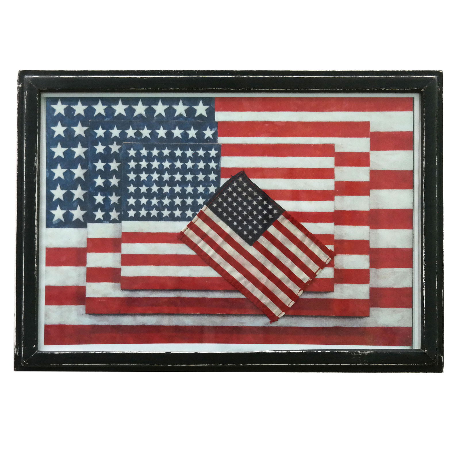 After Jasper JOHNS: Collage (1 of 5)