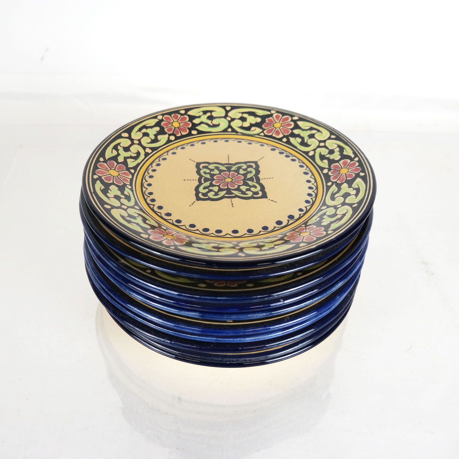 Set of 9 Le Souk Ceramique Stoneware Plates (1 of 4)