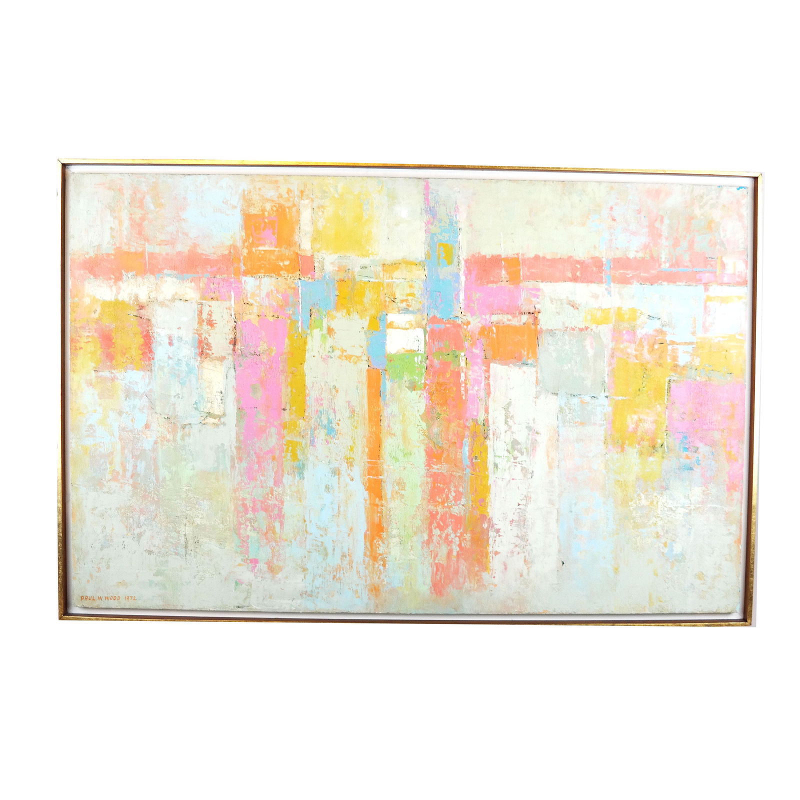 Paul WOODS: Large Abstract - Oil Painting (1 of 9)