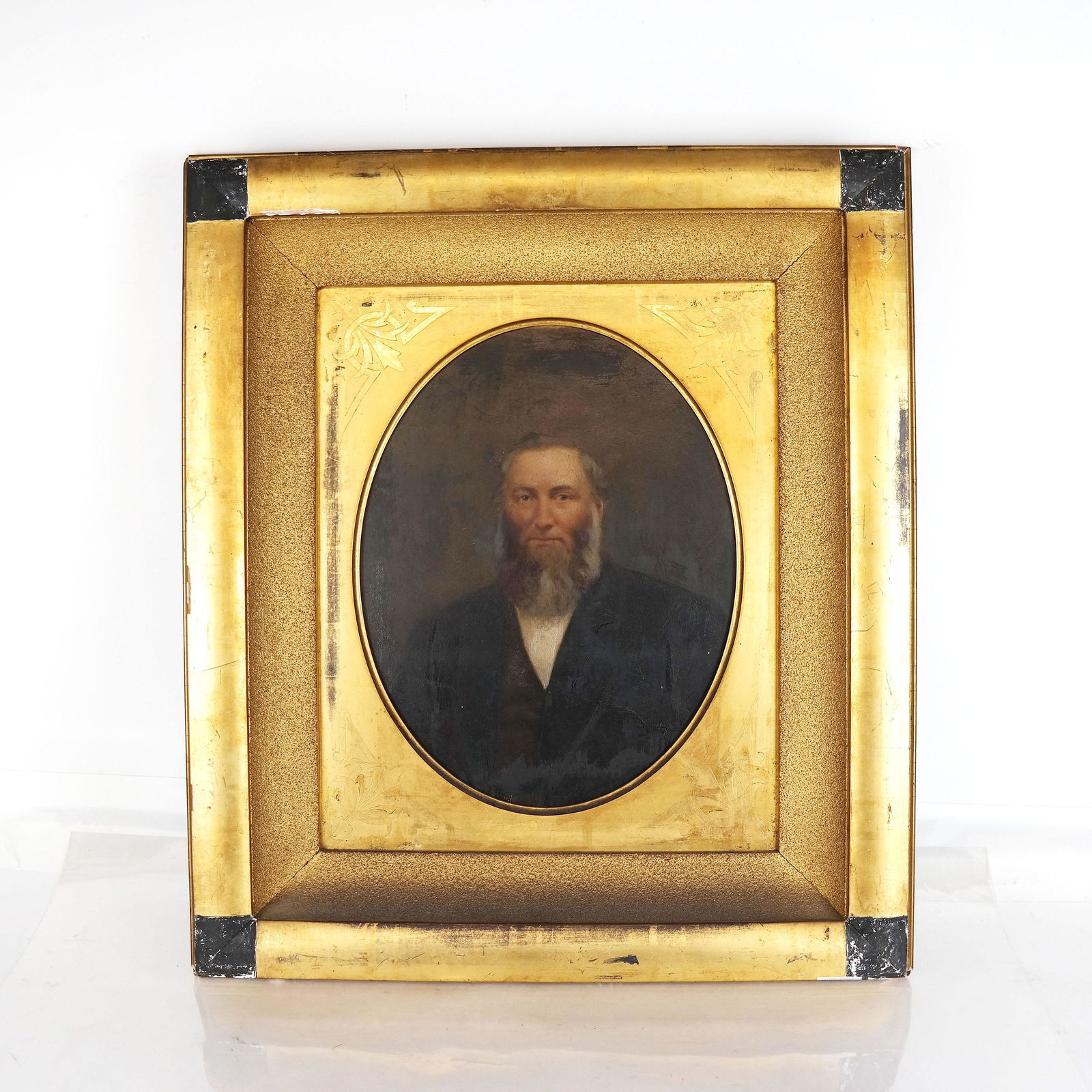 19th C. Portrait of Man - Oil Painting (1 of 6)