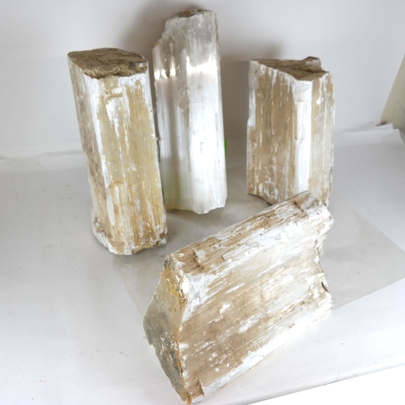 Four Selenite Specimen Logs (1 of 7)