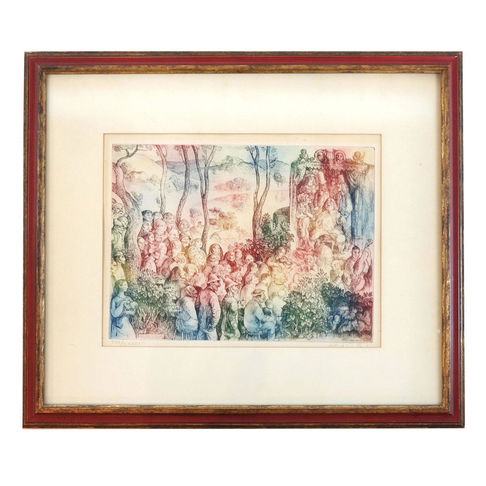 Vladimir SZABO: "Molere a Tanyan" - Etching (1 of 7)