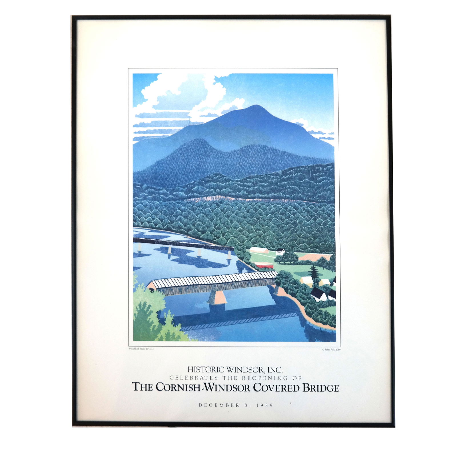 Vintage Poster: Cornish-Windsor Bridge (1 of 5)