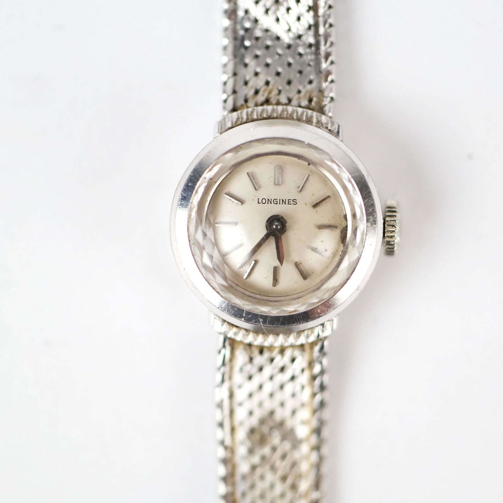 Ladies 18K White Gold Longines Wristwatch (1 of 9)