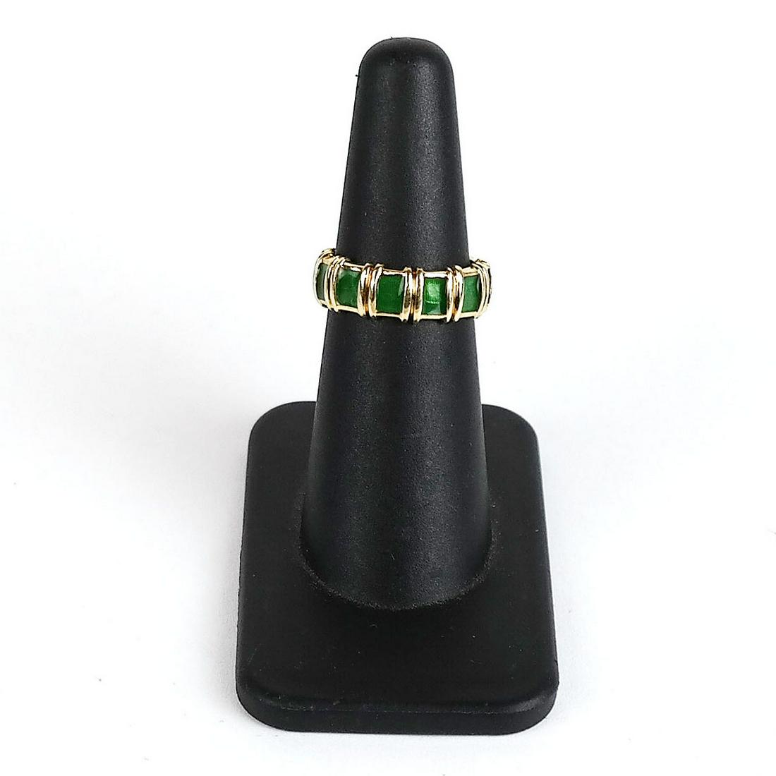 Tiffany & Co. Green Enamel Ring (1 of 6)