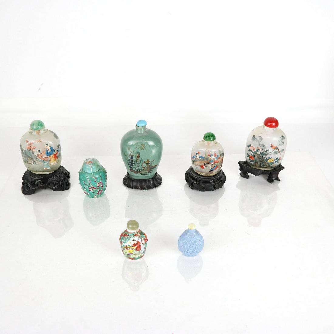 Seven Chinese Snuff Bottles (1 of 5)