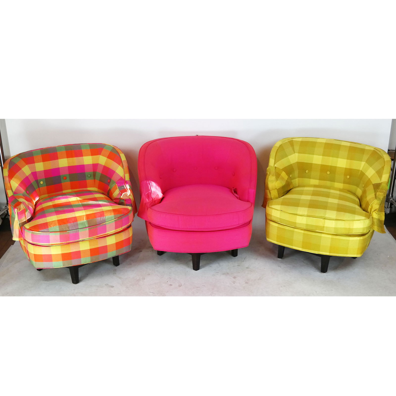 Three Revolving Club Chairs by Leonard Haber (1 of 9)