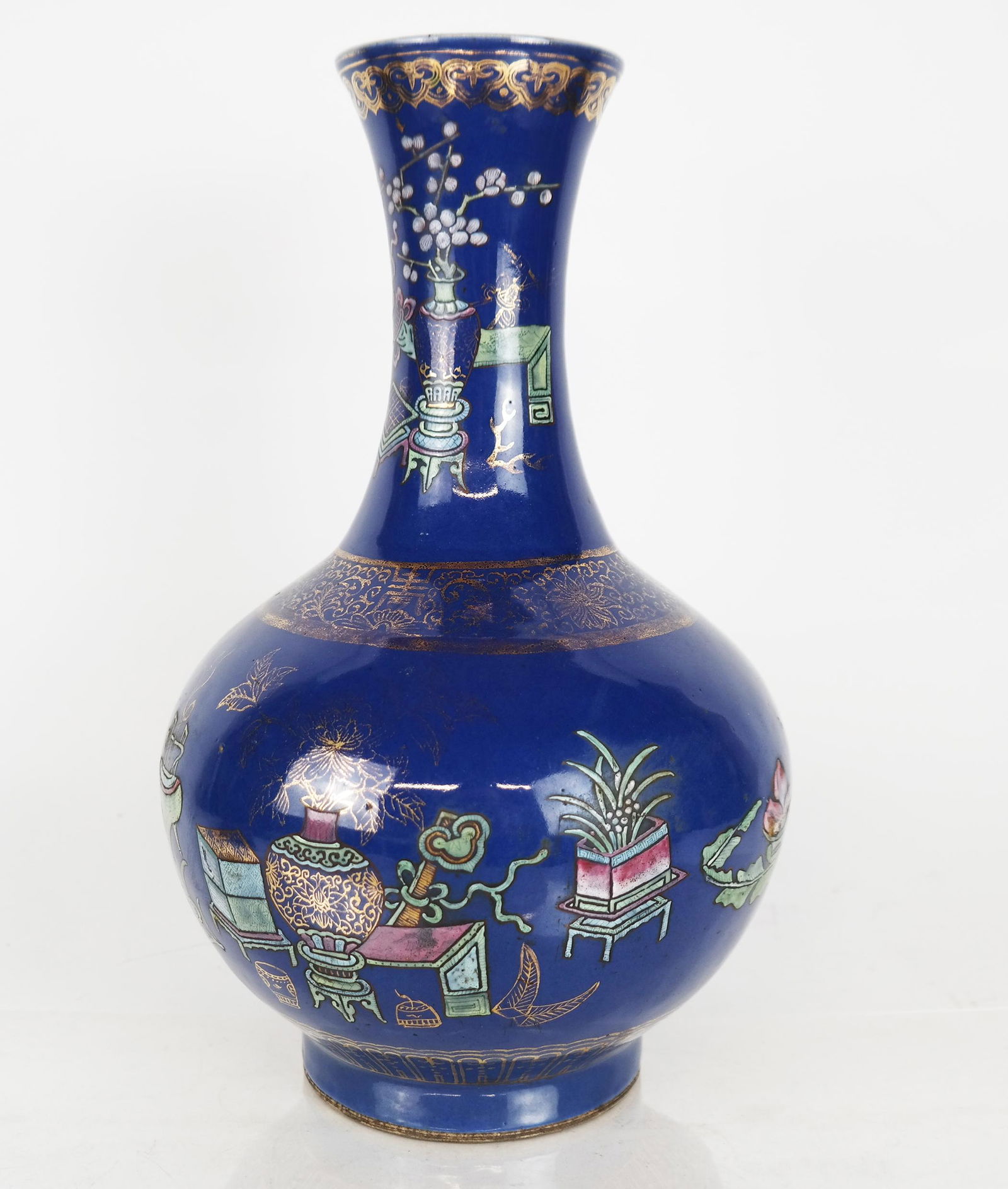 Chinese Gilt & Enamel Vase (1 of 17)