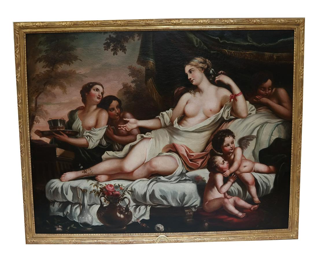 After Charles-Antoine COYPEL: Venus... - Oil Painting (1 of 8)