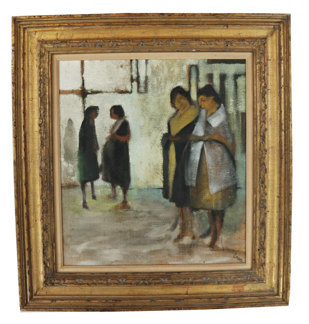 Leonard CREO: Pregnant Women - Oil Painting (1 of 7)