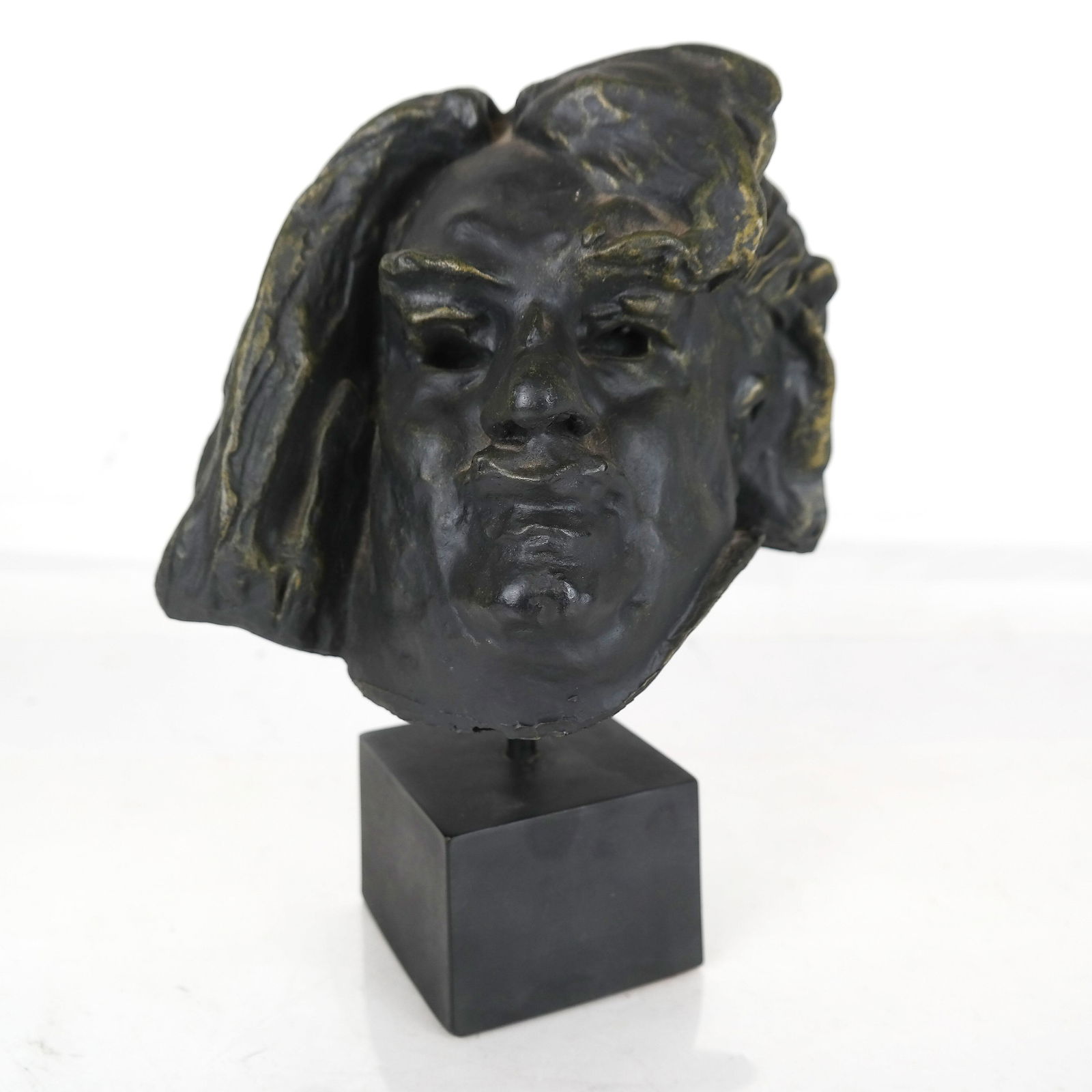 After A. RODIN: Head of Balzac - Sculpture (1 of 9)