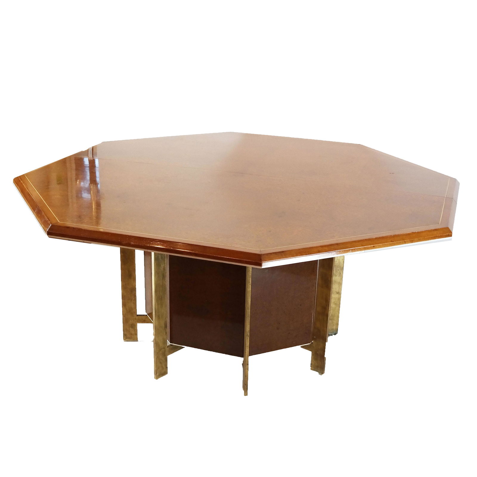 Modern Inlaid Dining Table by Leonard Haber (1 of 11)