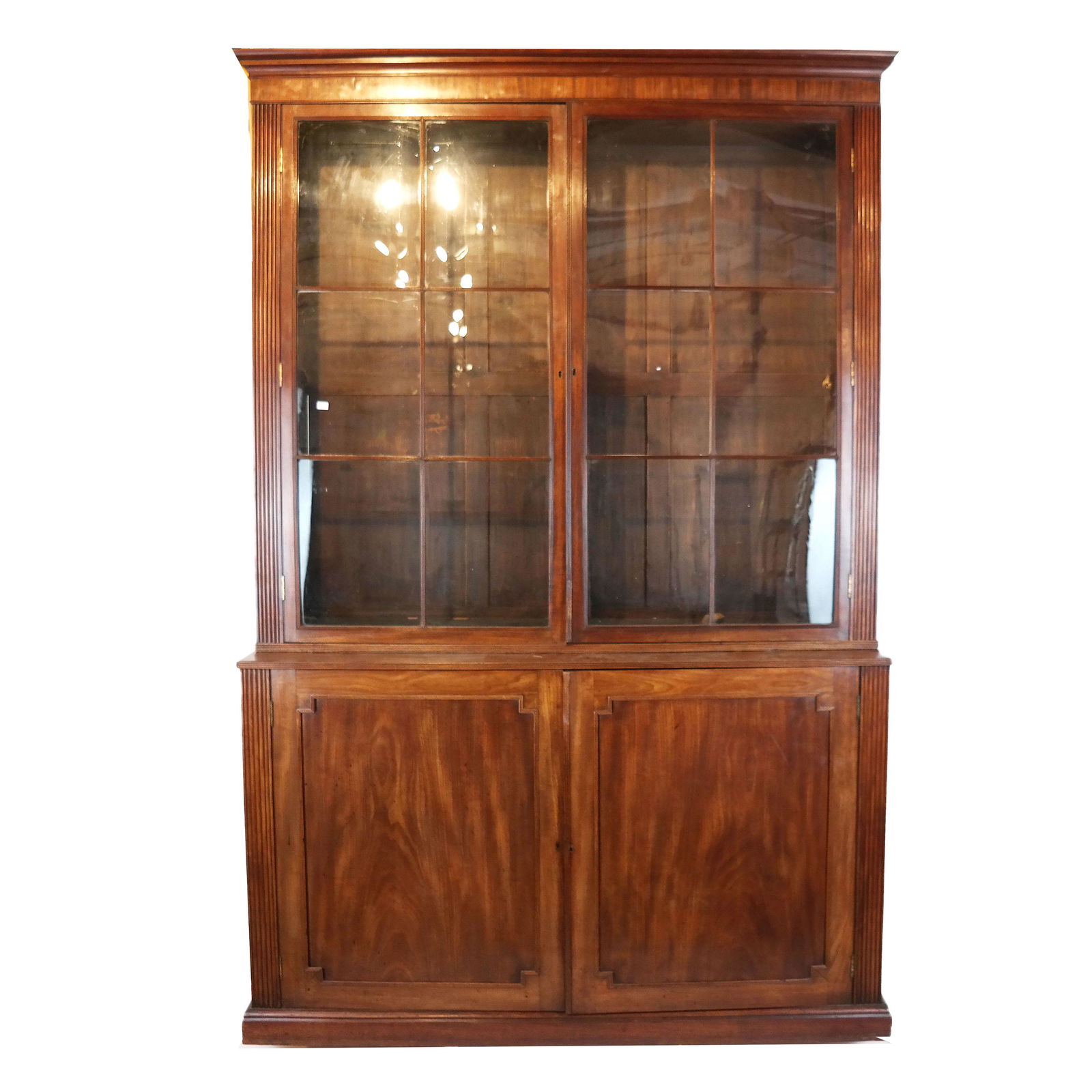 Regency Mahogany Library Bookcase (1 of 8)