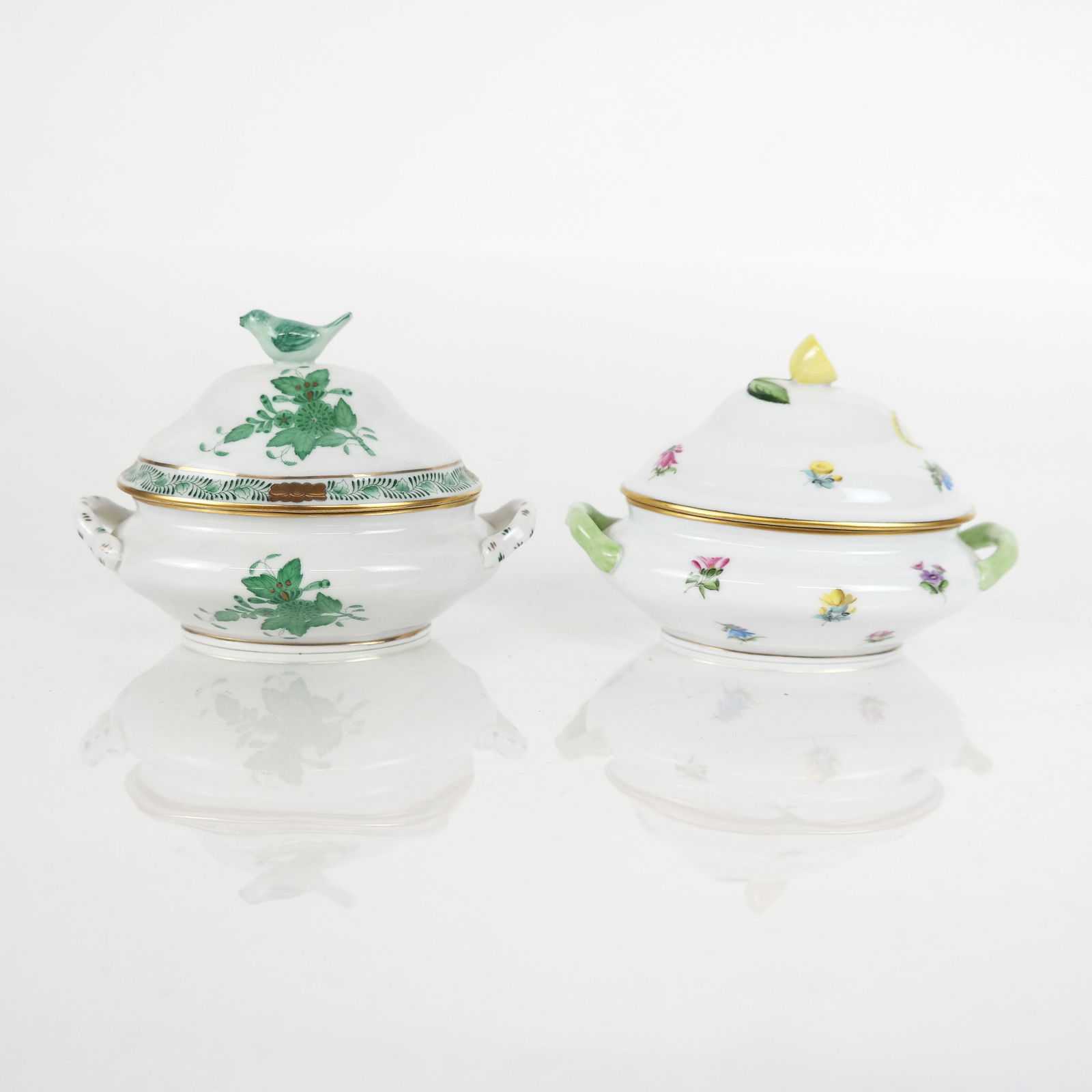 Two Herend Porcelain Small Serving Tureens (1 of 4)