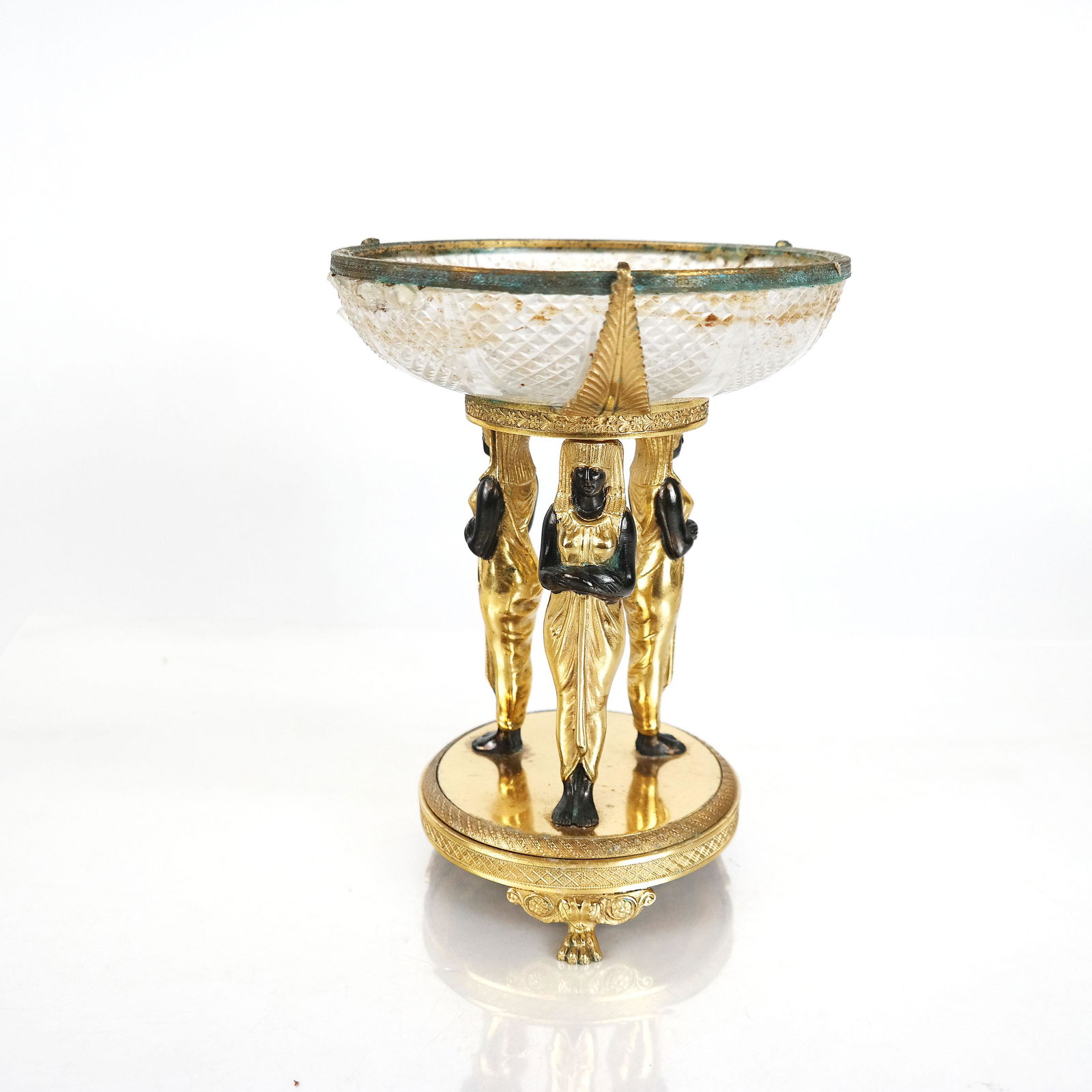 French Empire Gilt Bronze Tazza (1 of 7)