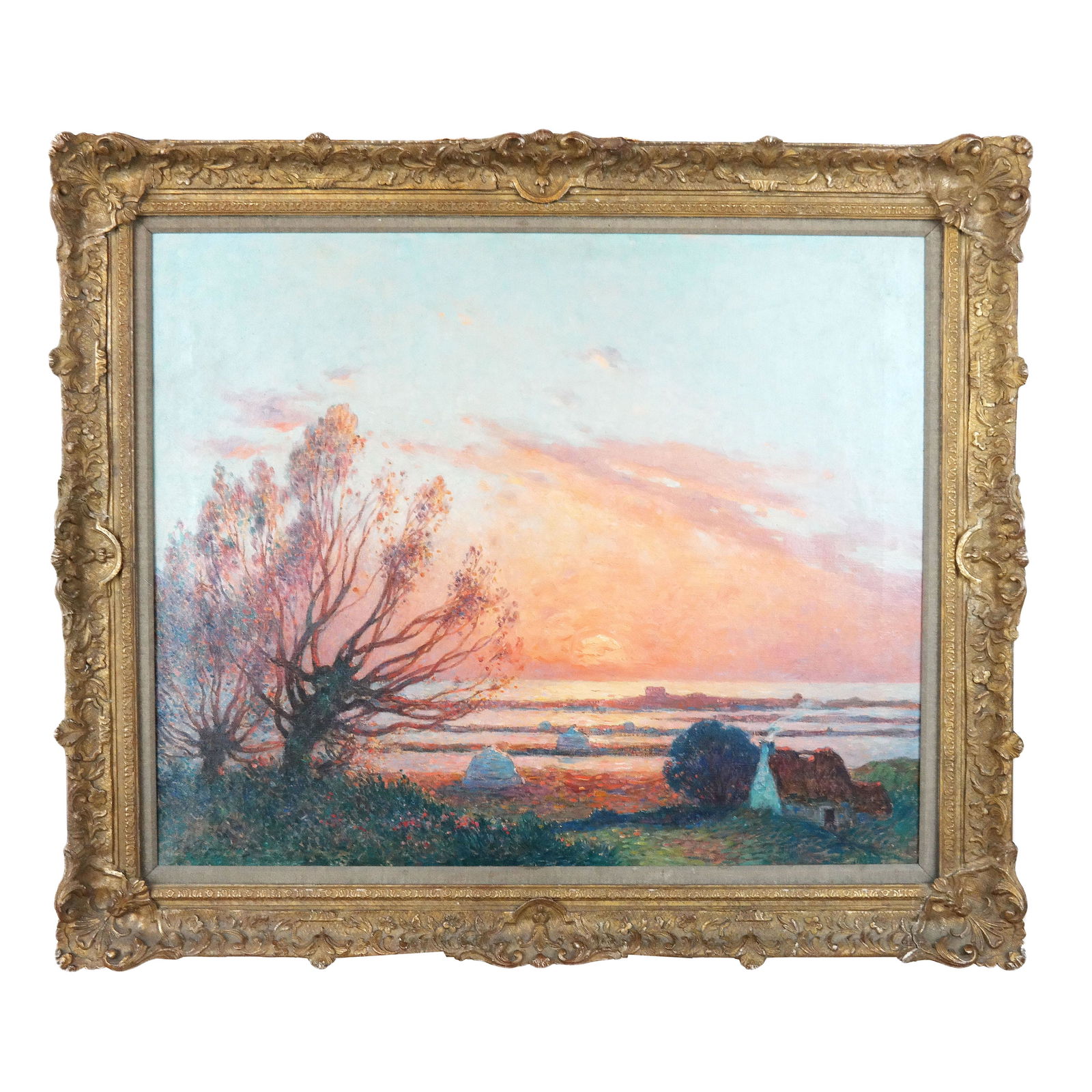 F. du PUIGAUDEAU: Landscape - Oil Painting (1 of 7)