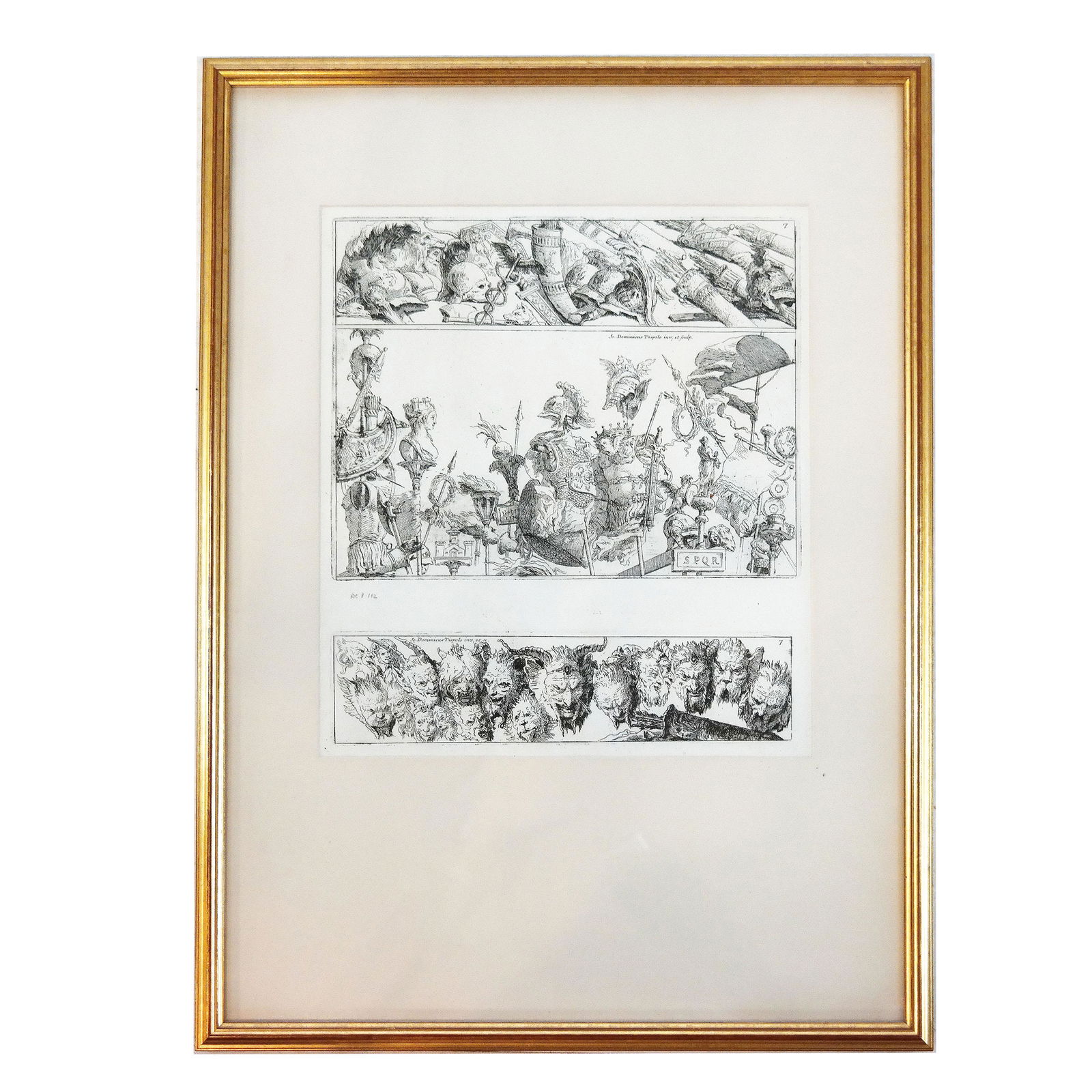 Giovanni D. TIEPOLO: Etchings after G. B. Tiepolo (1 of 7)