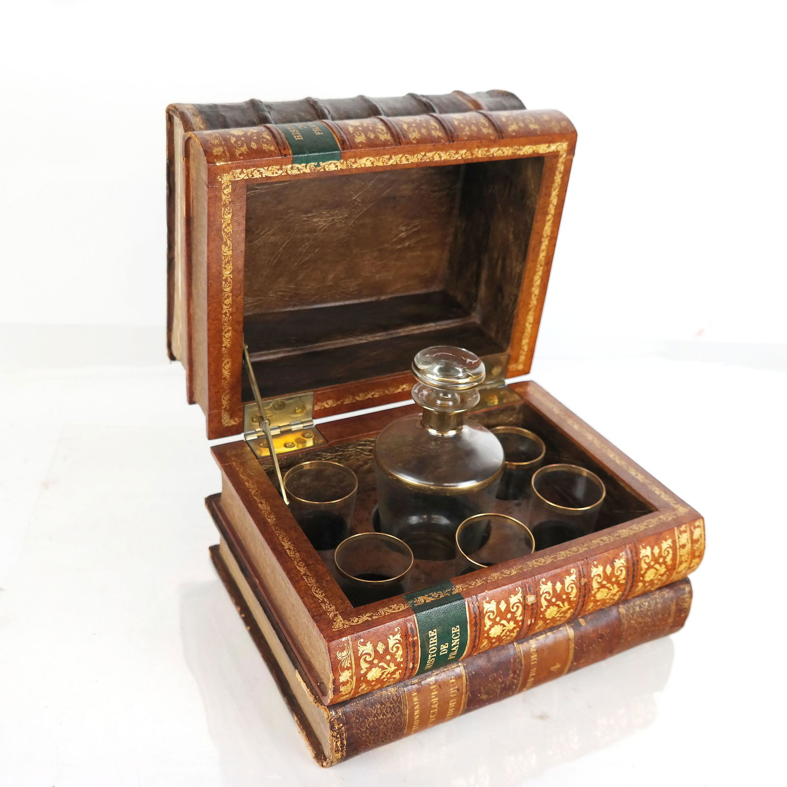 French Book-Form Cave a Liqueur (1 of 10)