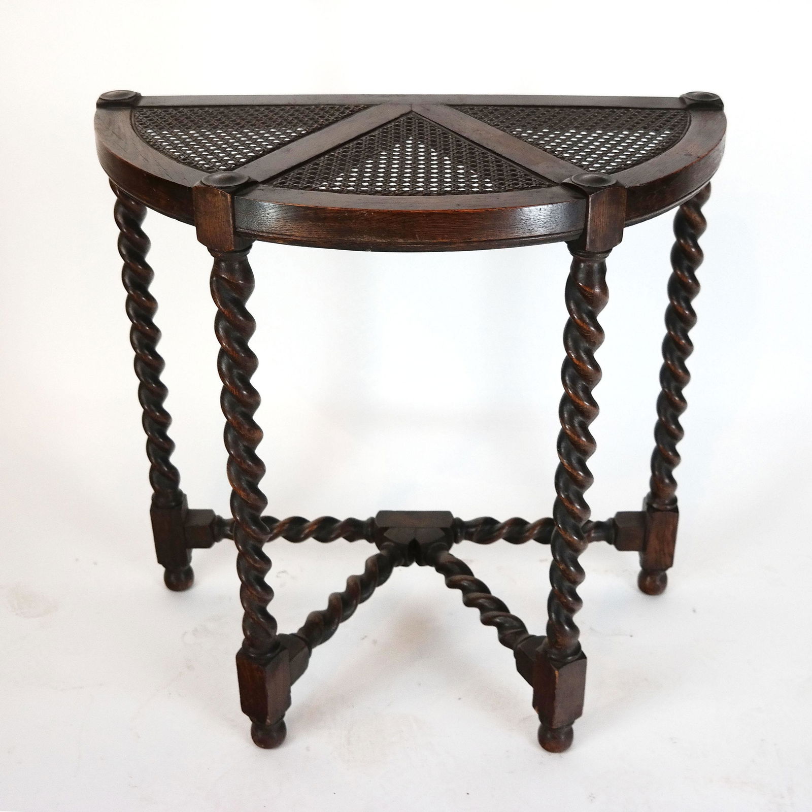 Oak Barley Twist Console Table (1 of 6)