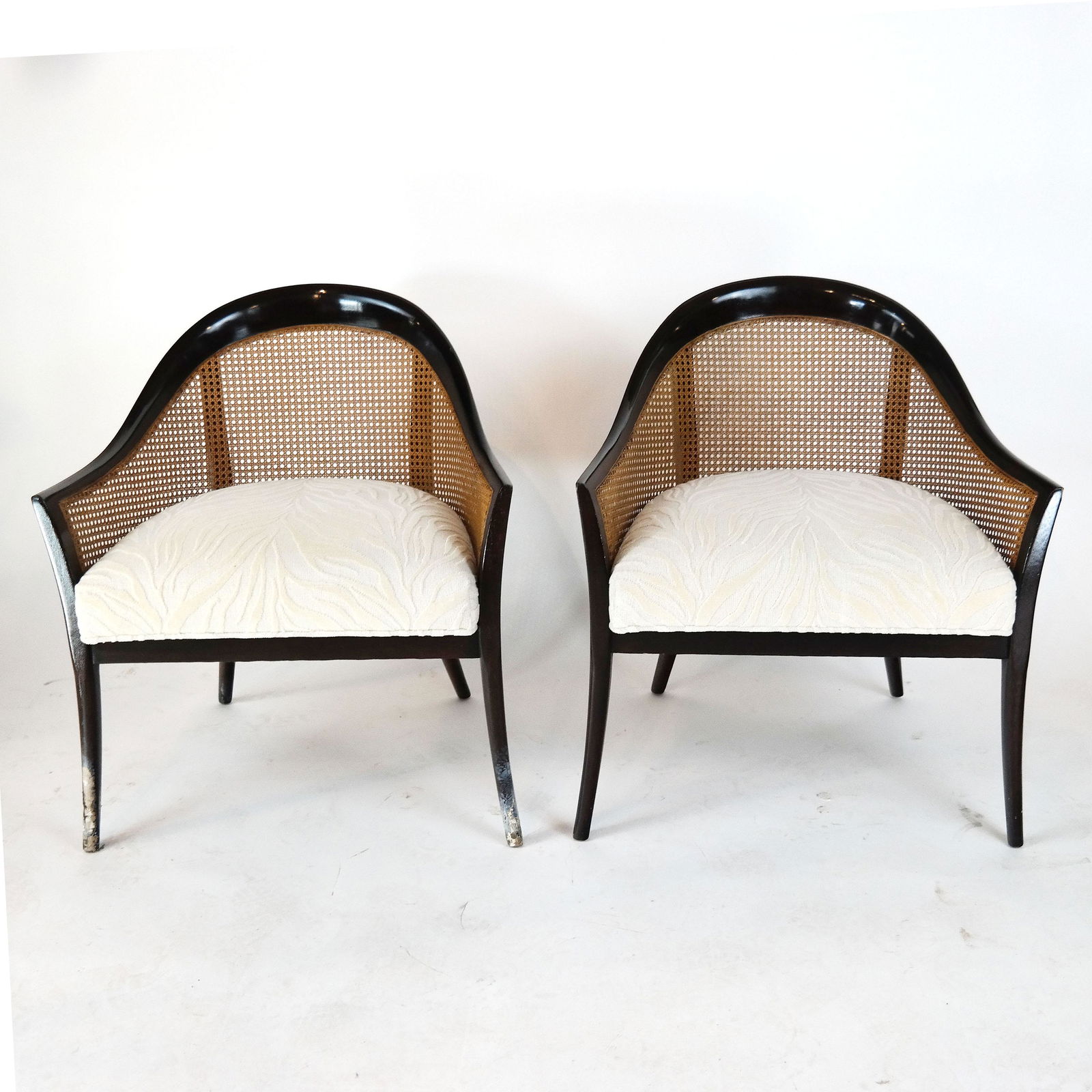 Pair of Modern Scoop Back Chairs (1 of 9)