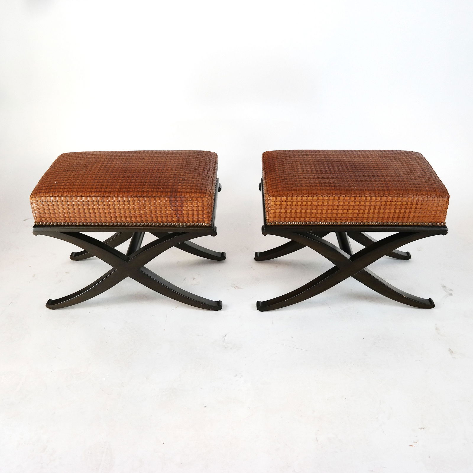 Two Modern X-Form Benches (1 of 7)