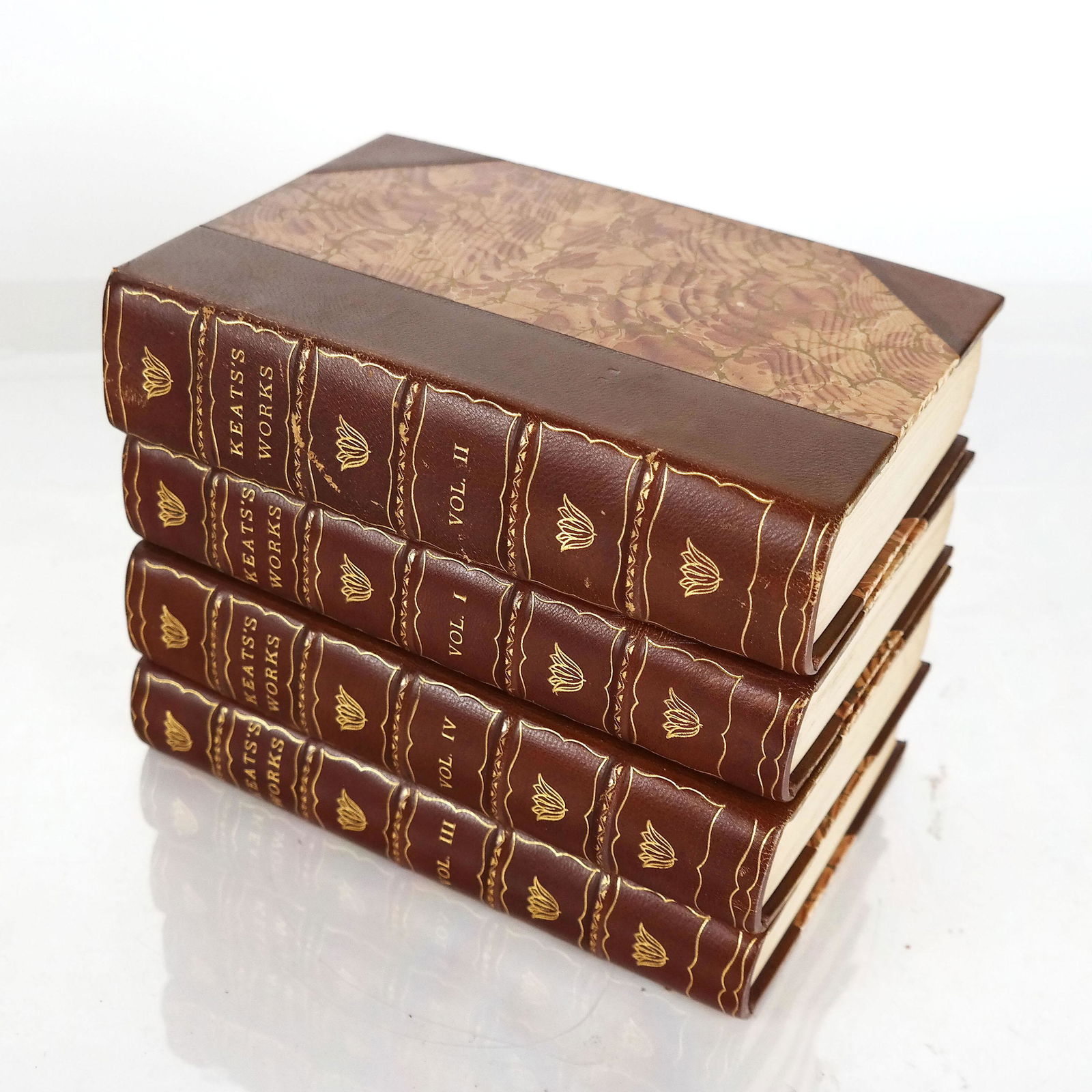 BOOKS: "Works of Keats" - 4 Vols. (1 of 12)