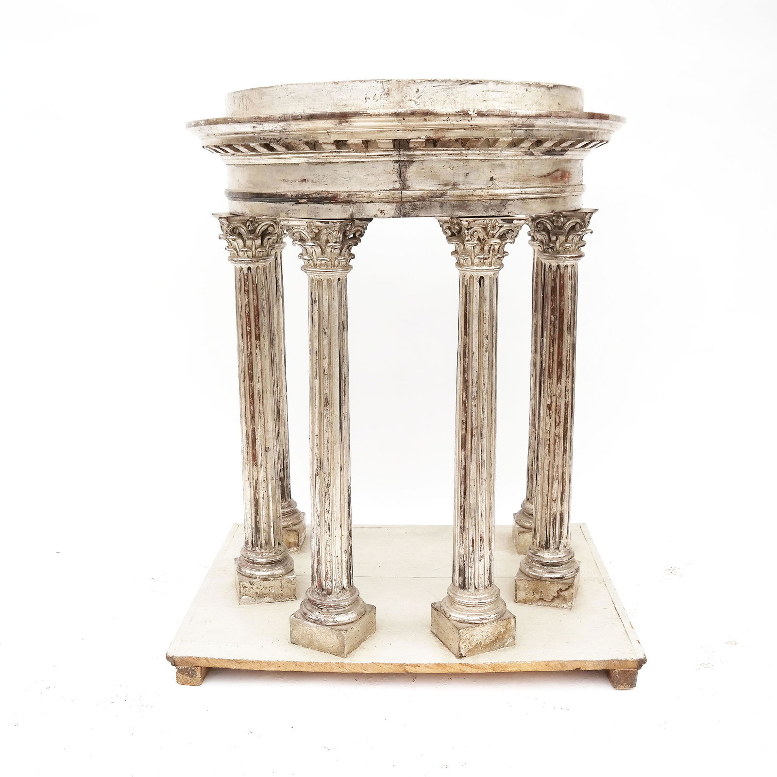 Silver Gilt Carved Wood Model of a Temple, Ca.1700 (1 of 12)