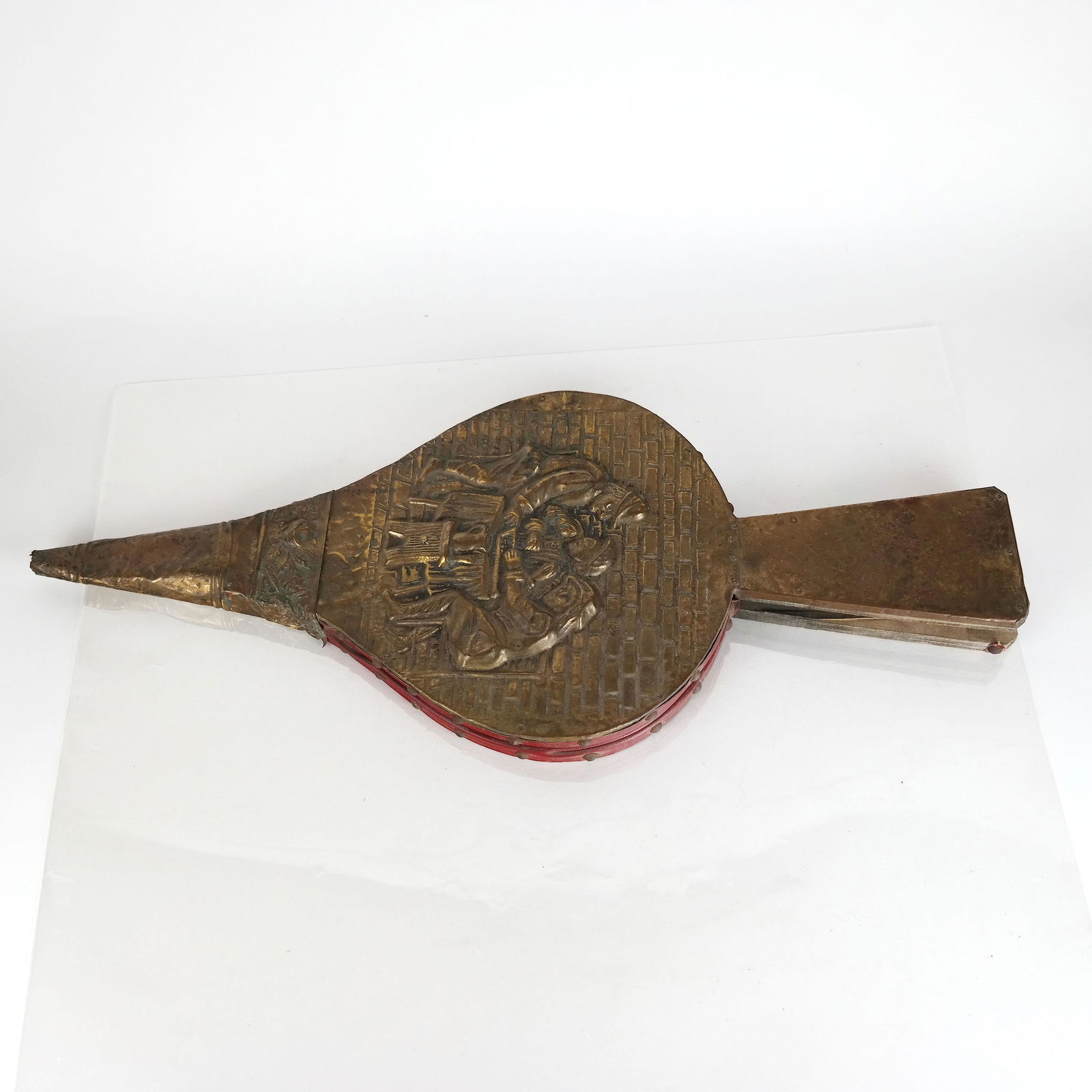 Brass Relief & Leather Bellows (1 of 9)