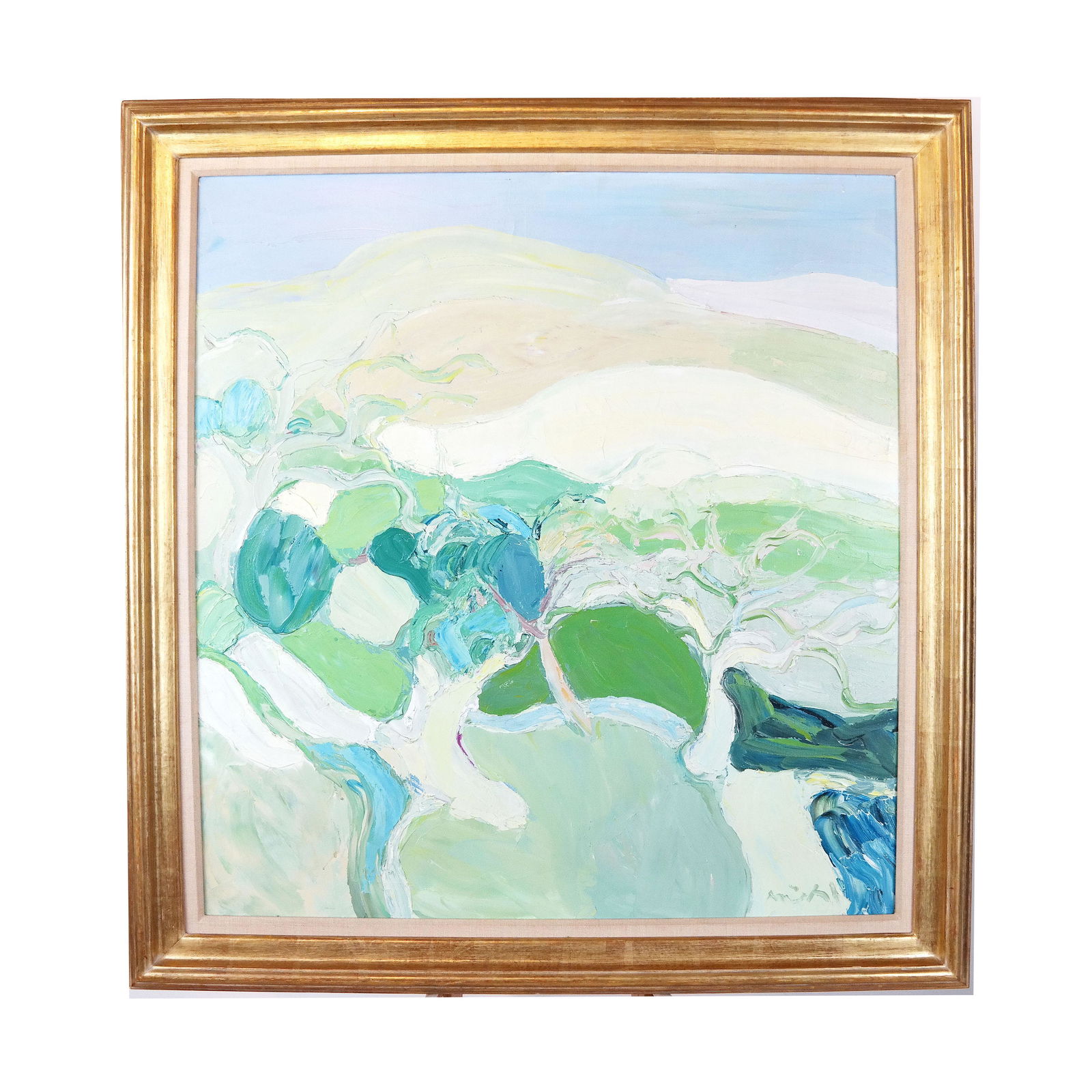 Roger MUHL: Abstract Landscape - Painting (1 of 10)