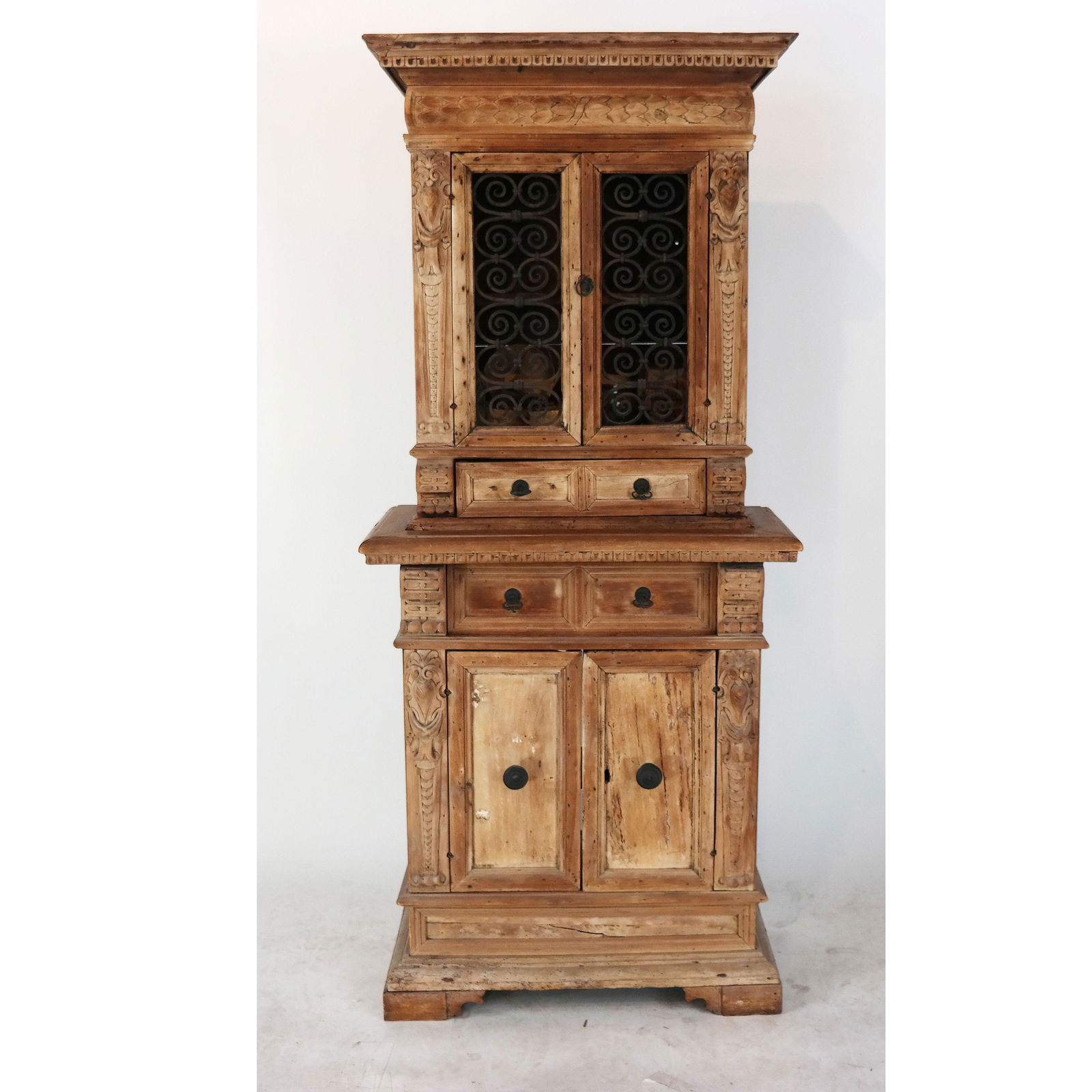 17th-18th C. Continental Painted Cabinet (1 of 9)