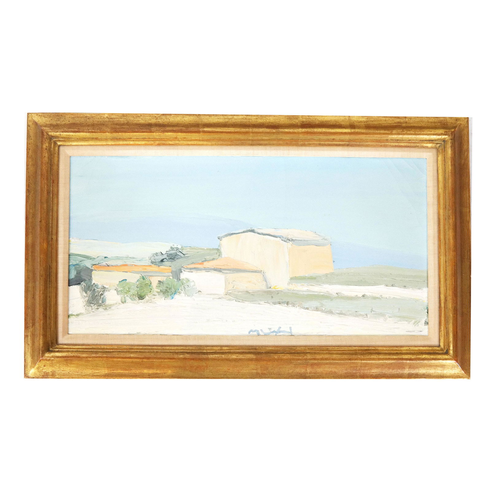 Roger MUHL: Village Scene - Painting (1 of 9)