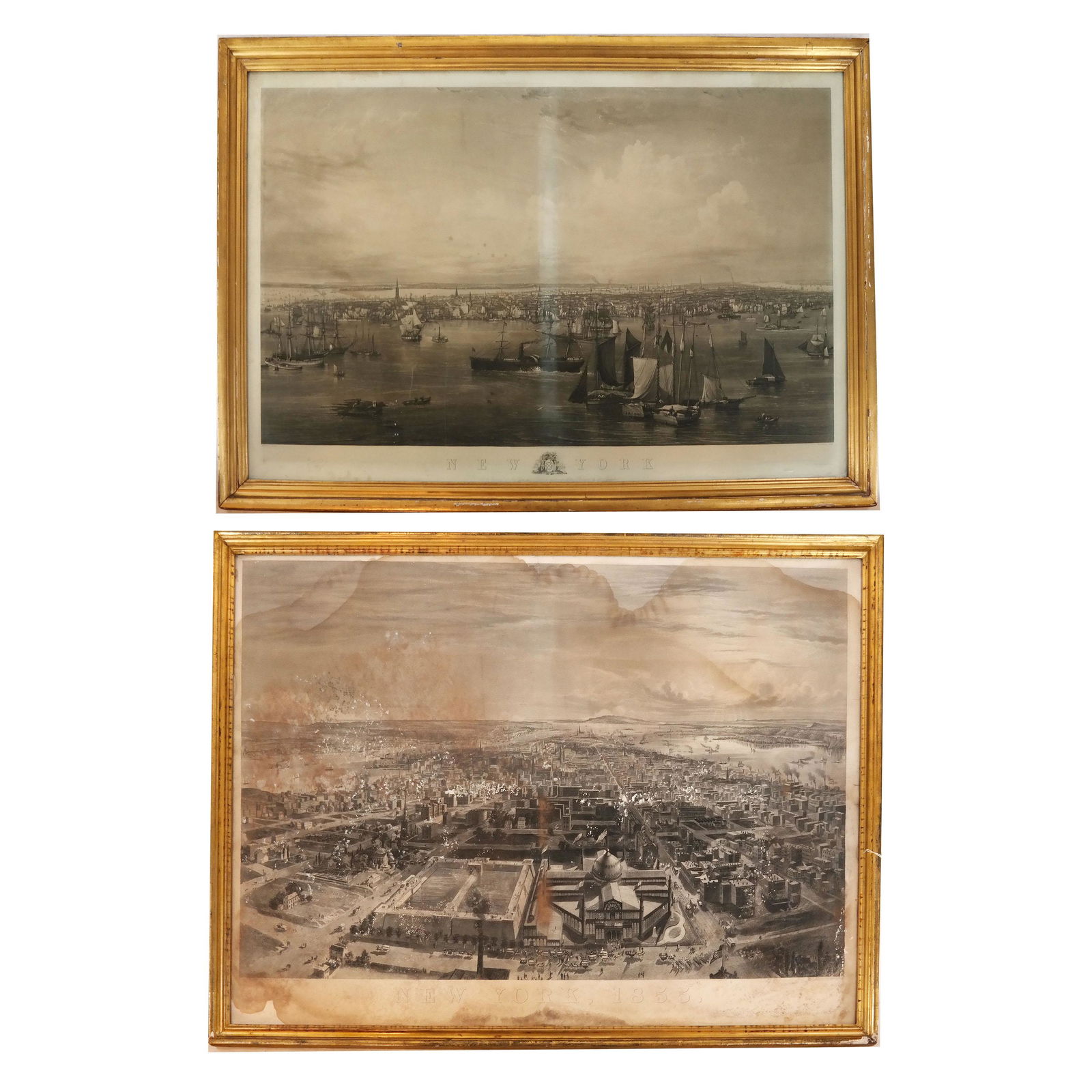 Two Antique Etchings of Old New York (1 of 19)