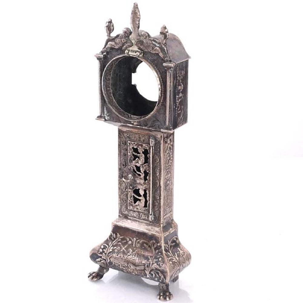 Dutch .800 Silver Watch Holder (1 of 6)