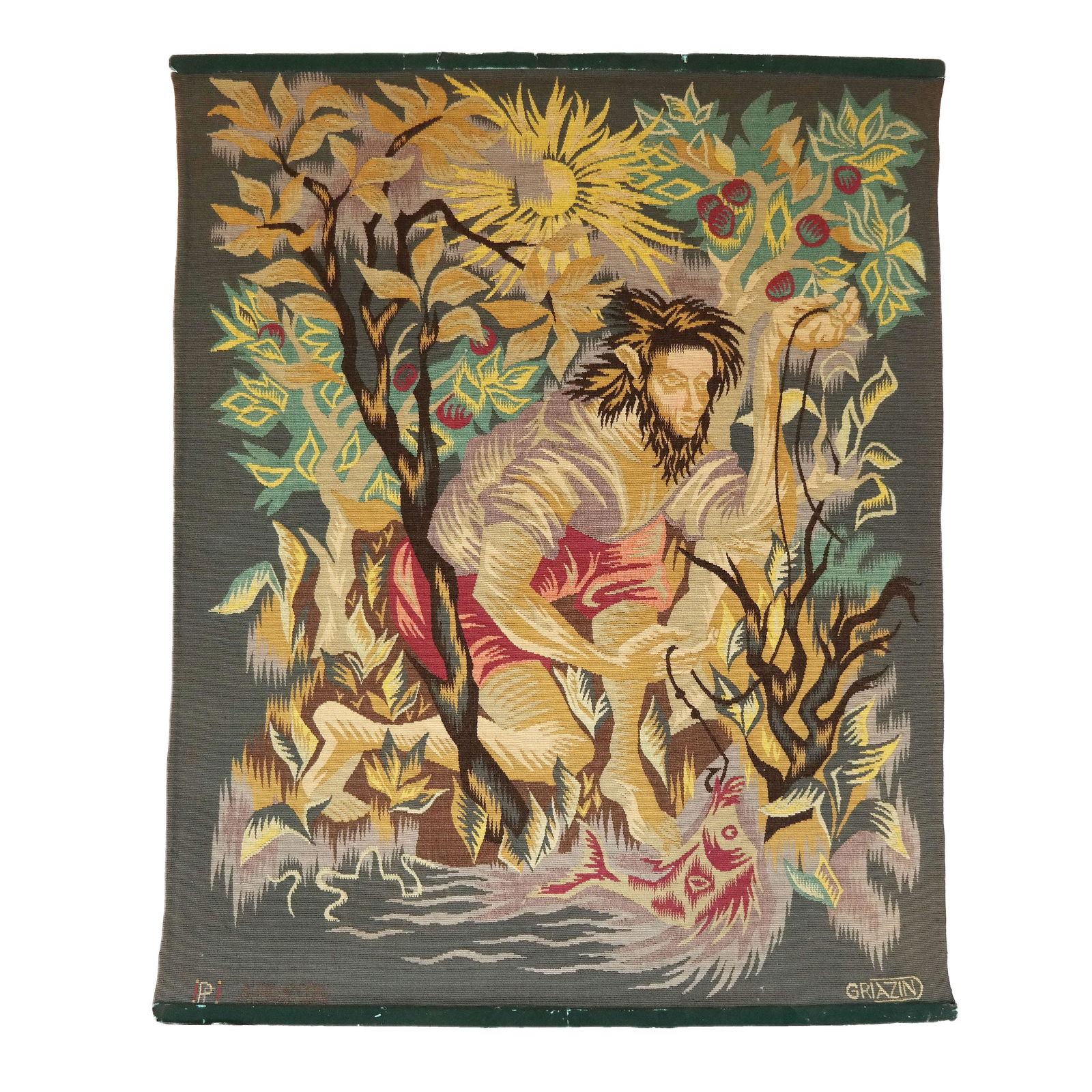 Modern Aubusson Tapestry (1 of 6)